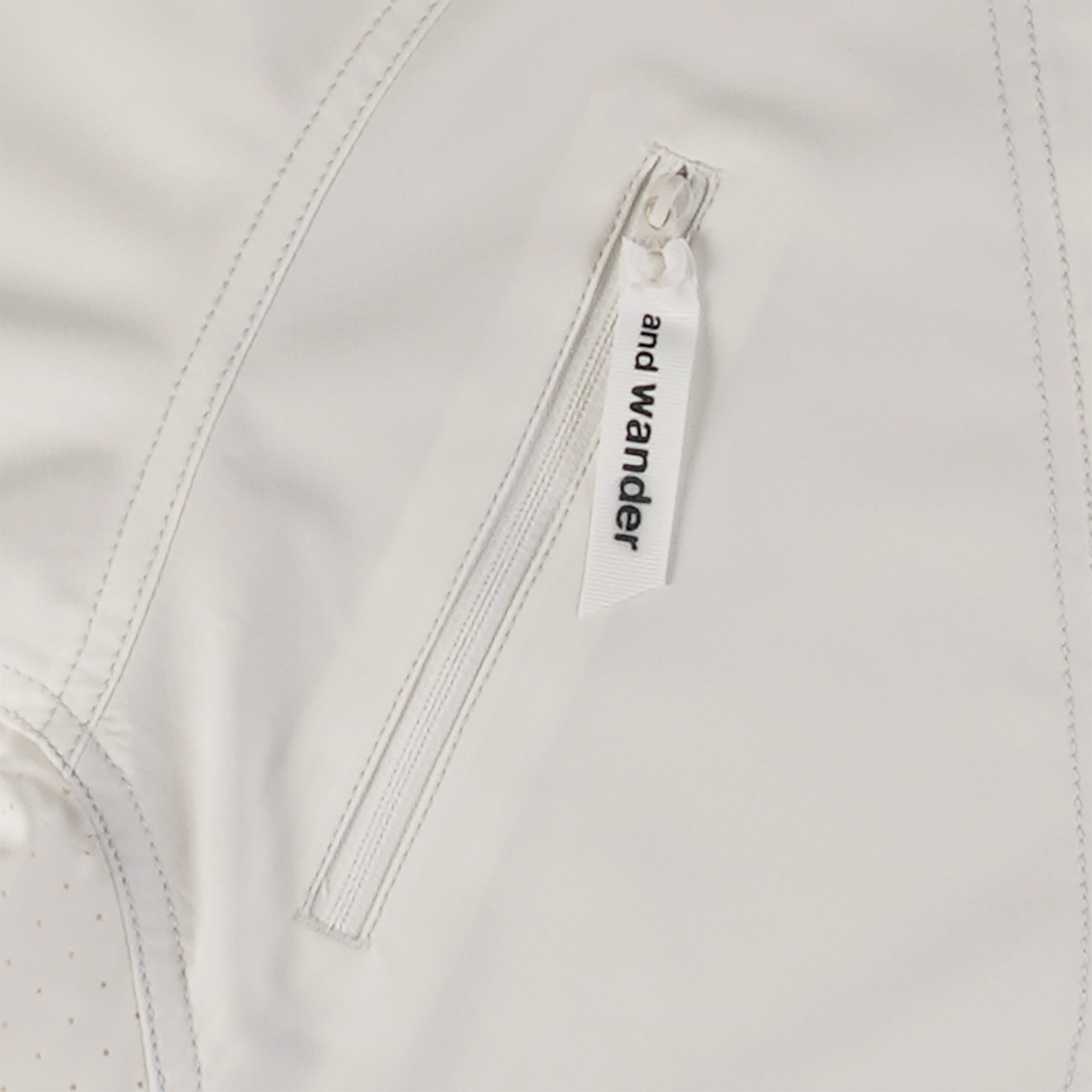 And Wander Ripstop Pullover Shirt - Off White