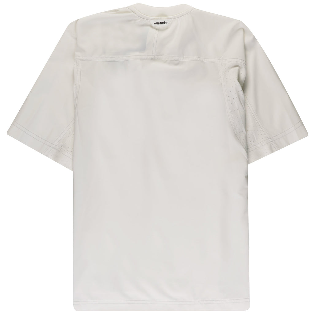 And Wander Ripstop Pullover Shirt - Off White