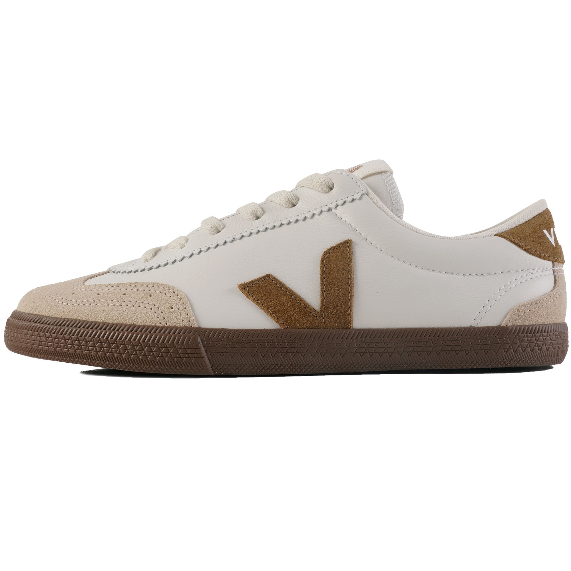 Veja Volley O.T. Leather - White and Tent Bark