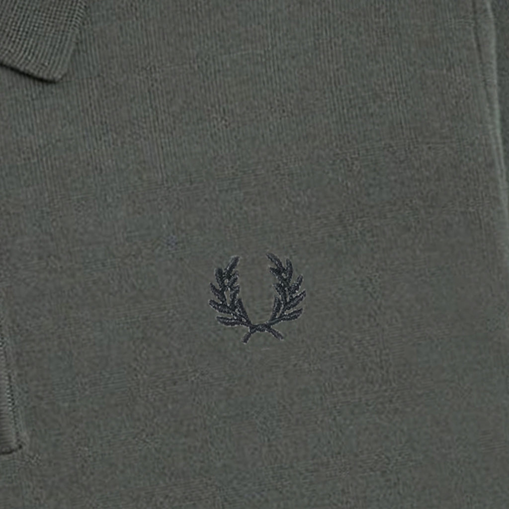 Fred Perry Classic Knitted Shirt - Field Green