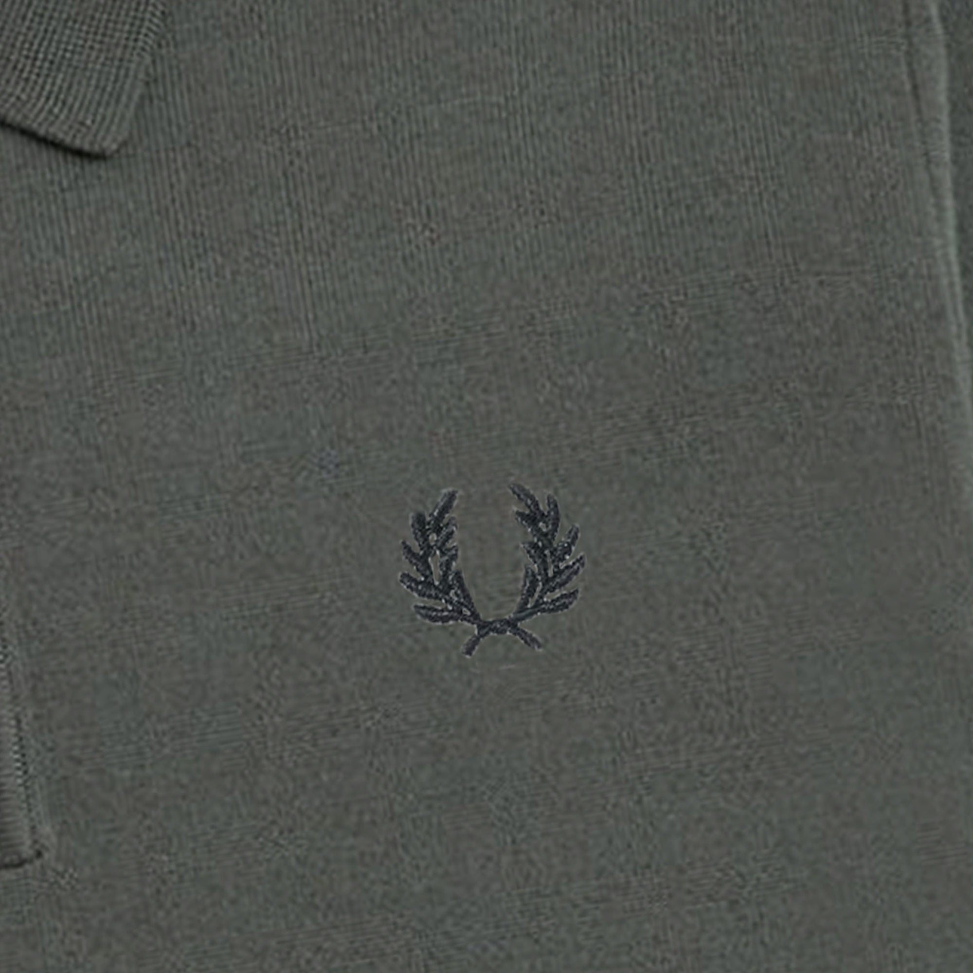 Fred Perry Classic Knitted Shirt - Field Green