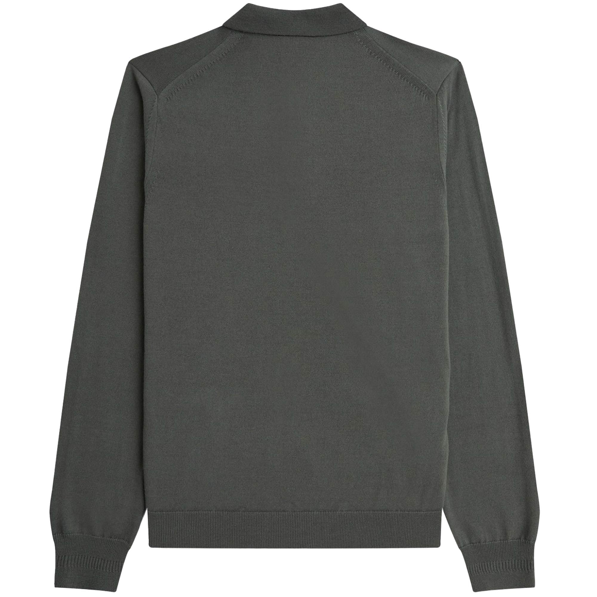 Fred Perry Classic Knitted Shirt - Field Green