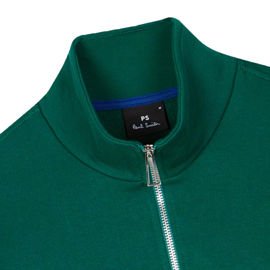 Paul Smith Half Zip Sweatshirt - Teal