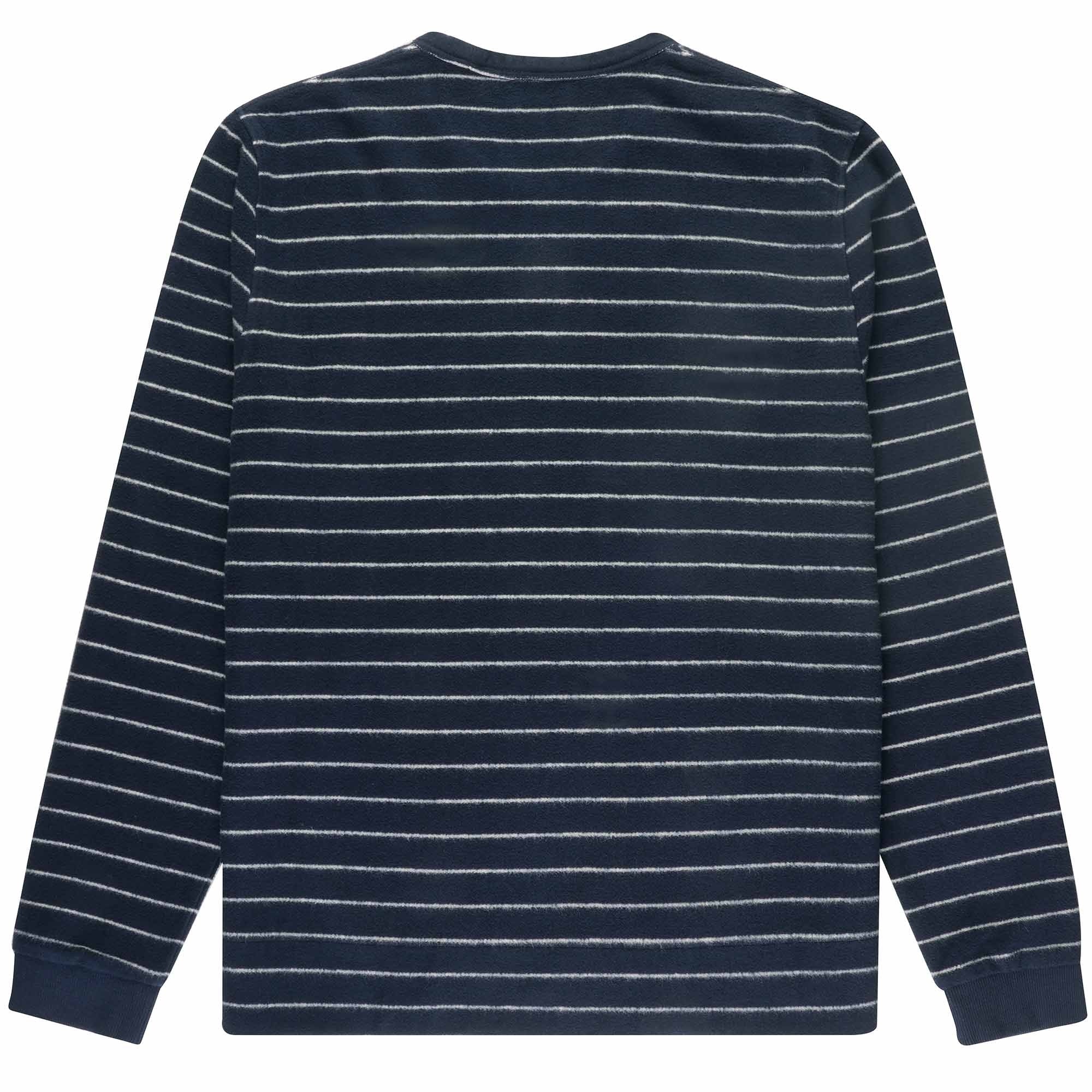 YMC Earth X Sweatshirt - Navy and White