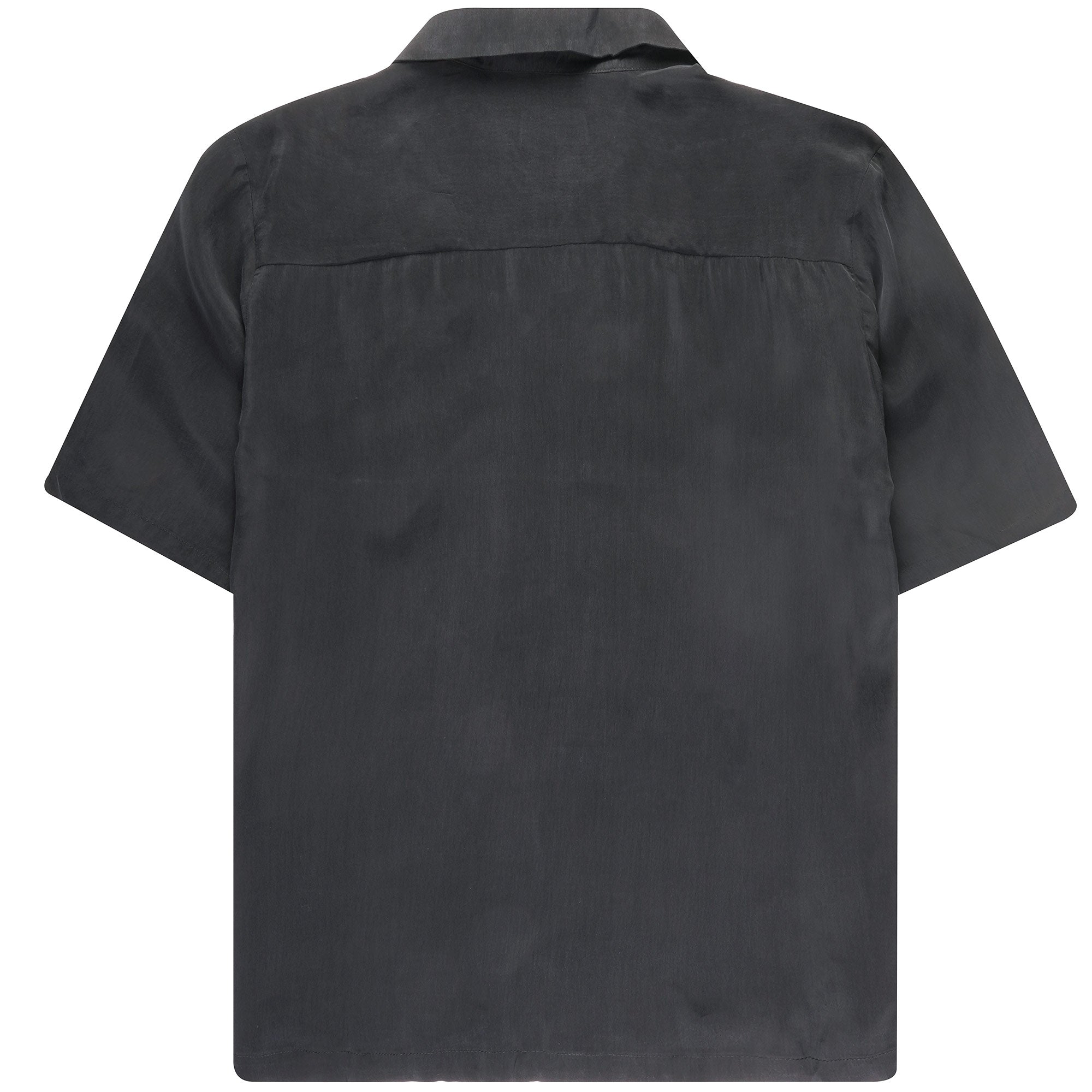 Oftt Grandpa Cool Vegan Silk Shirt - Charcoal