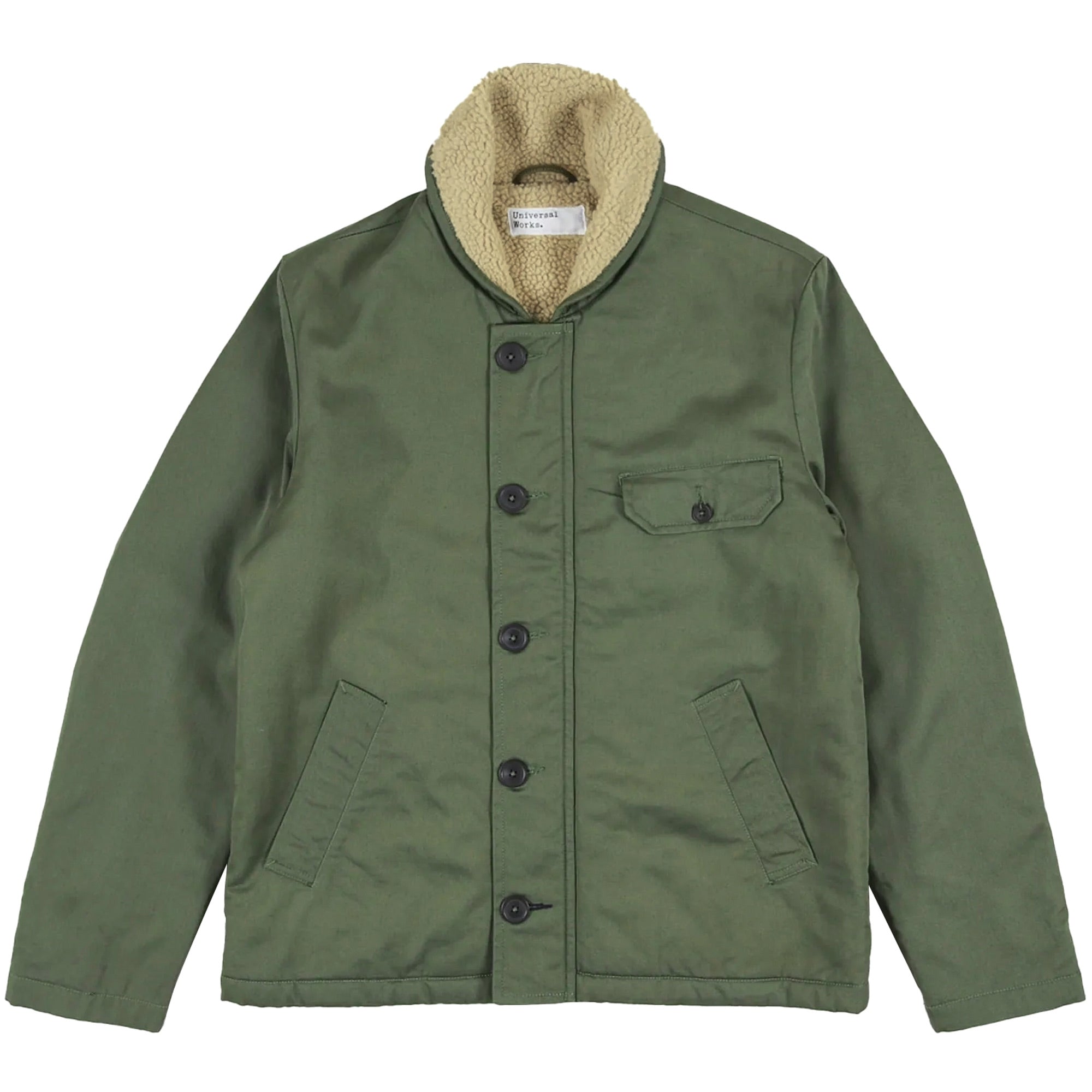 Universal Works N1 Deck Jacket - Light Olive