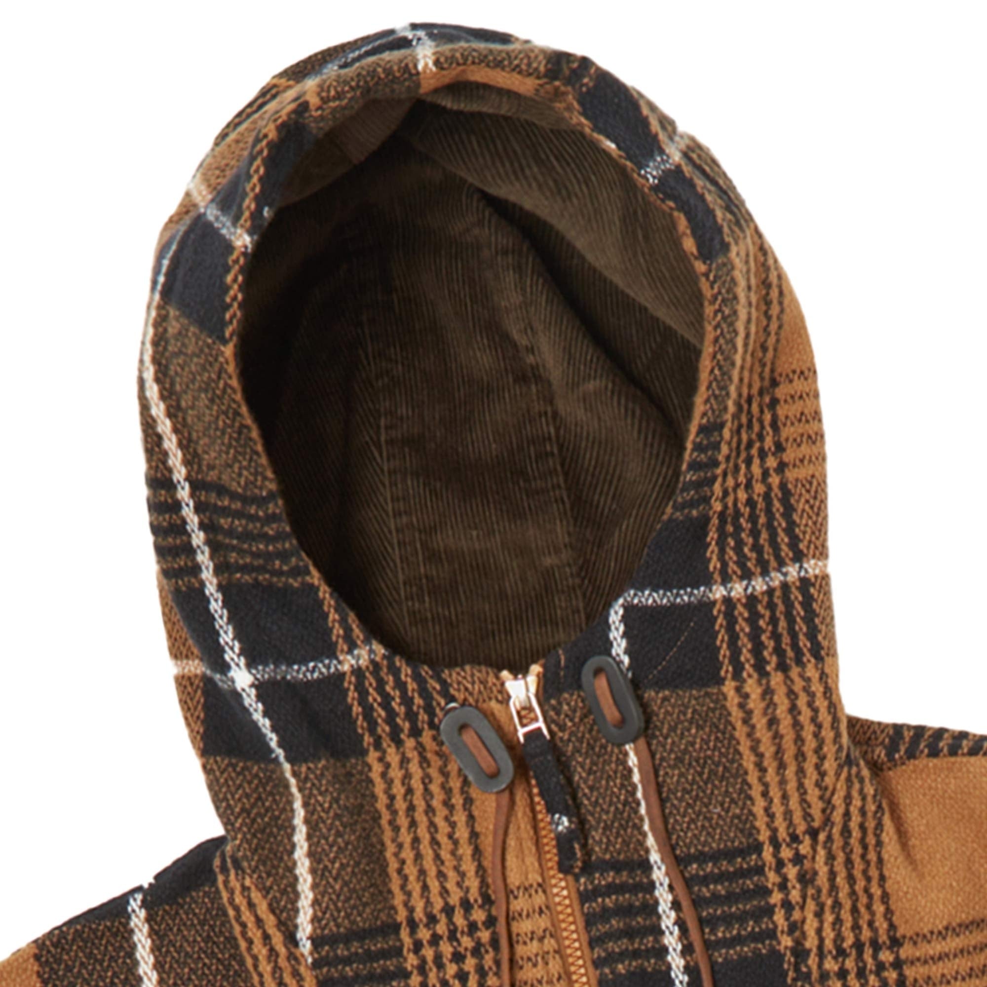 Universal Works Earth II Checked Pullover Anorak - Brown