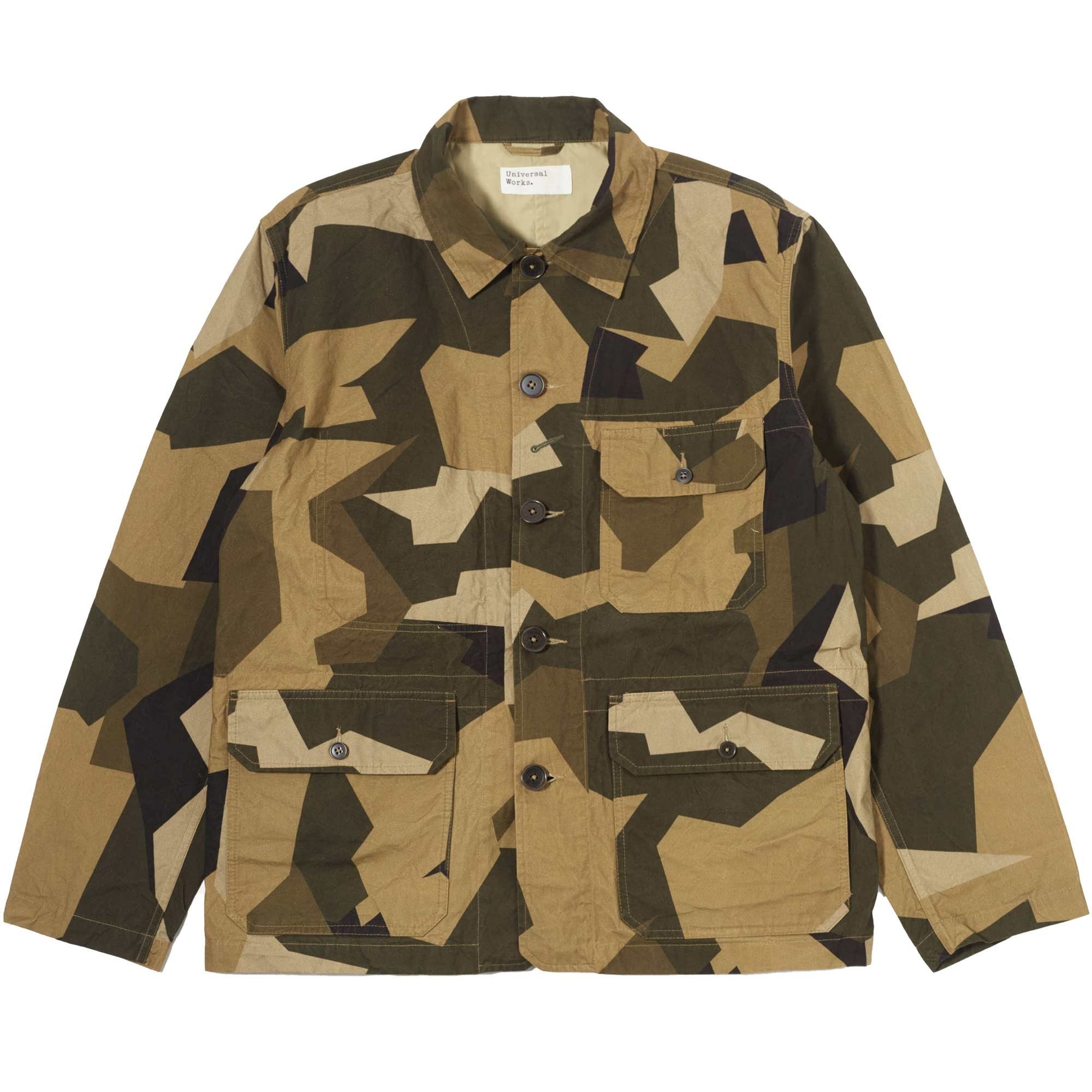 Universal Works Swedish Camo Utility Jacket - Brown