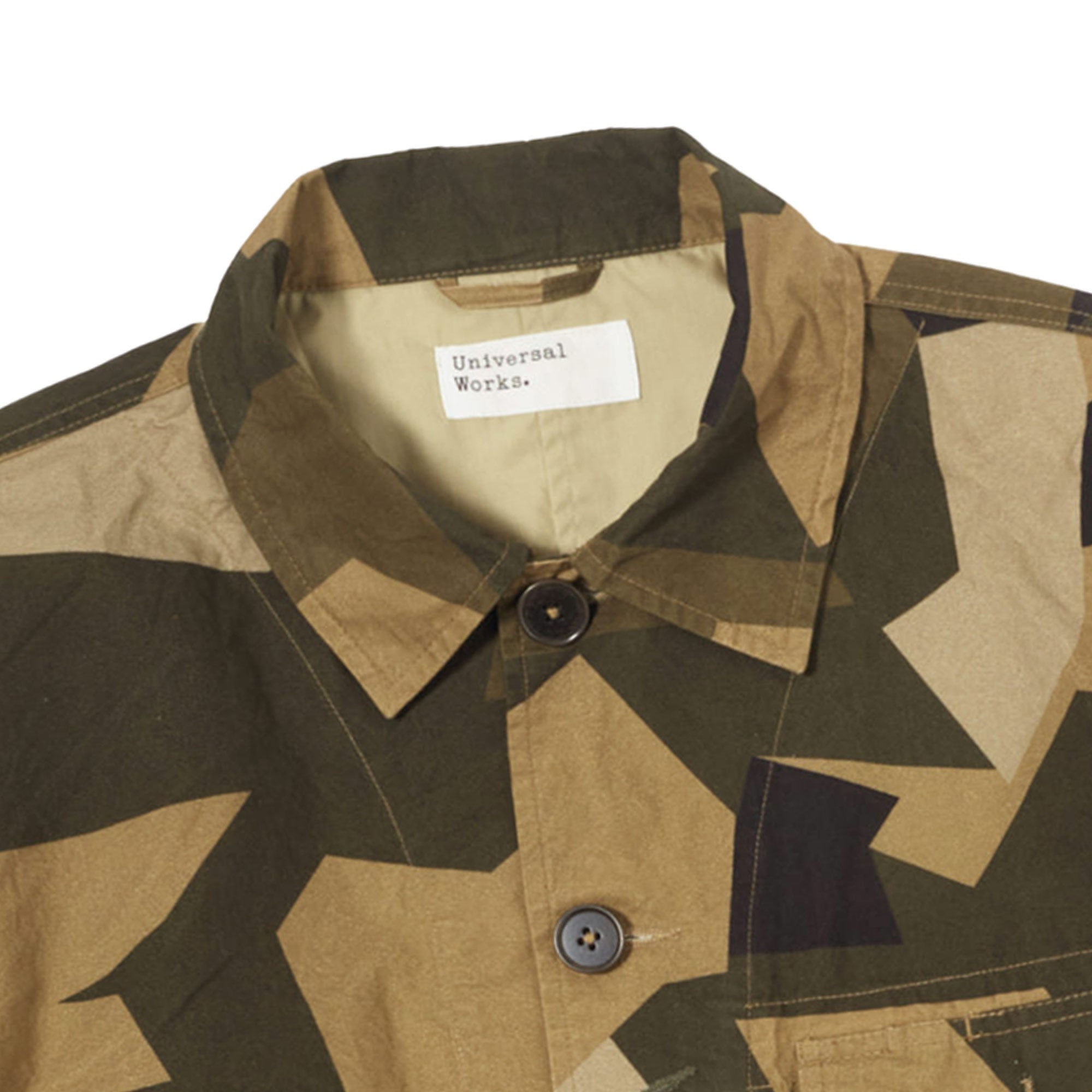 Universal Works Swedish Camo Utility Jacket - Brown