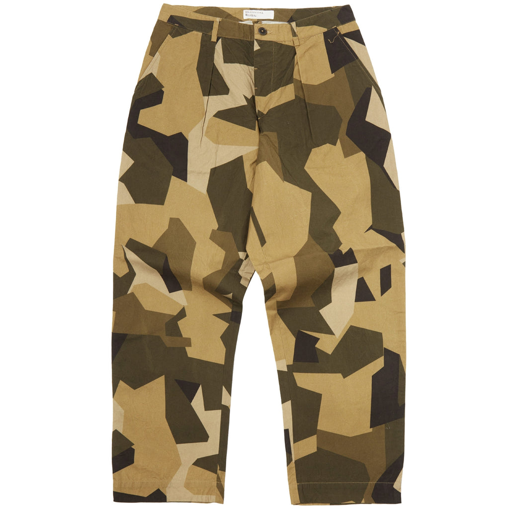 Universal Works Swedish Camo Duke Pants - Brown