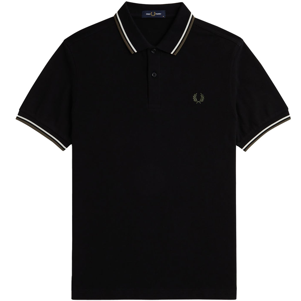 M3600 Twin Tipped Polo Shirt - Black