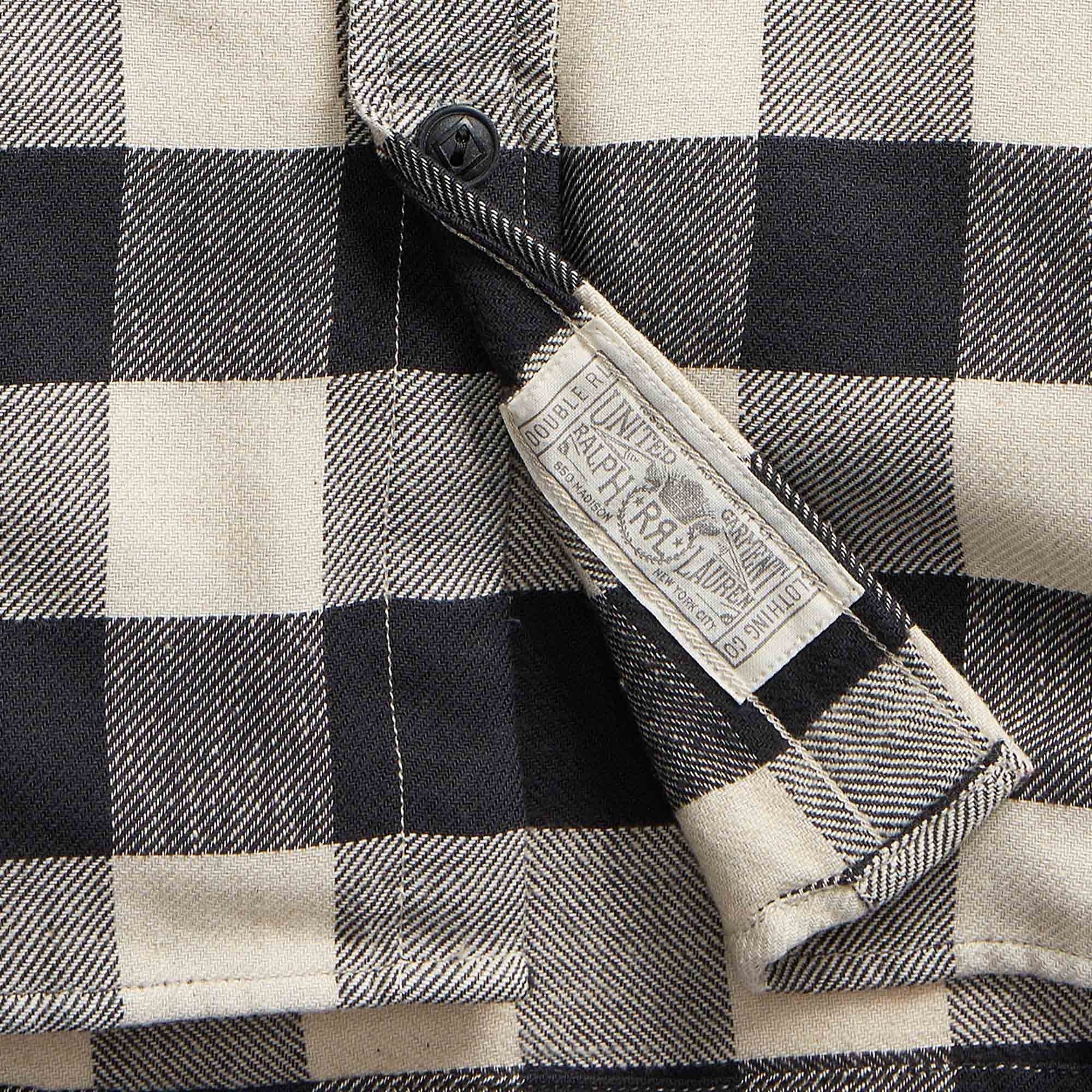 Buffalo Check Twill Workshirt - Black