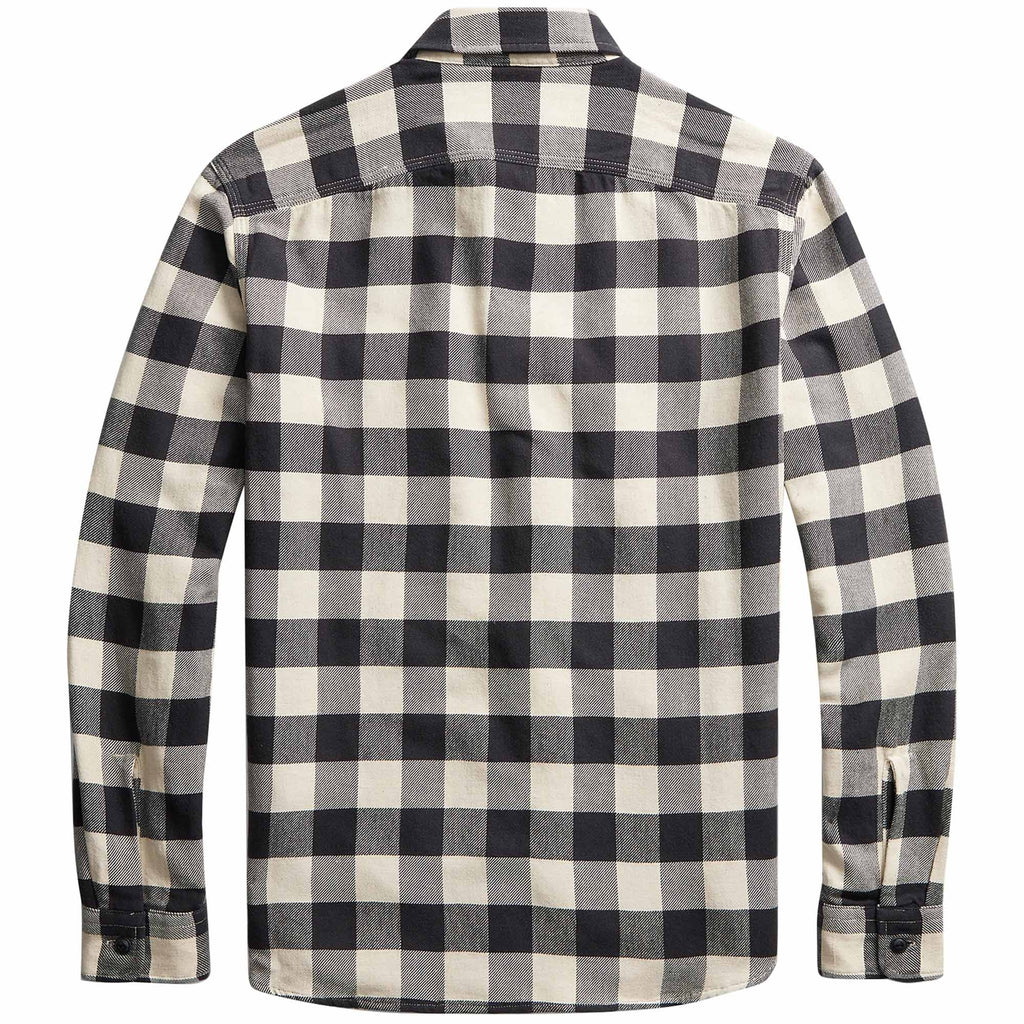 Buffalo Check Twill Workshirt - Black