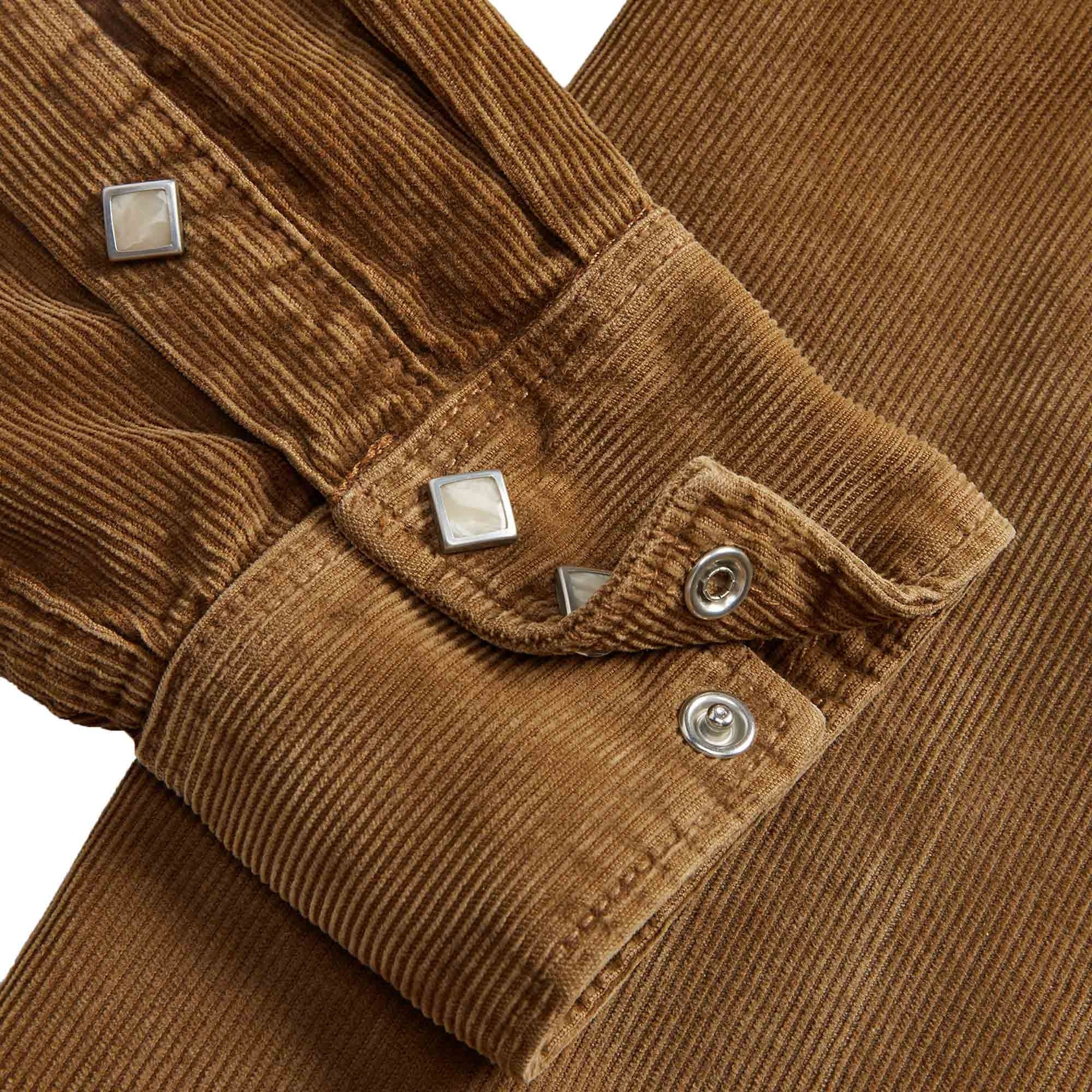 RRL by Ralph Lauren Slim Fit Corduroy Western Shirt - Tan
