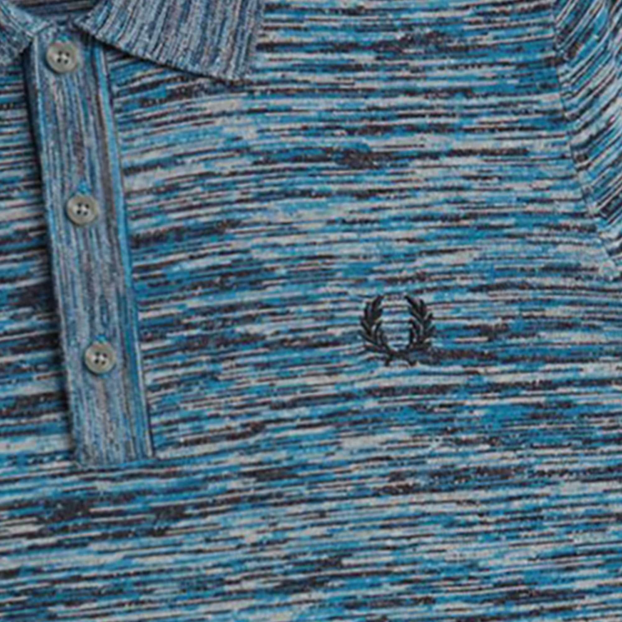 Fred Perry Knitted Polo Shirt - Limestone