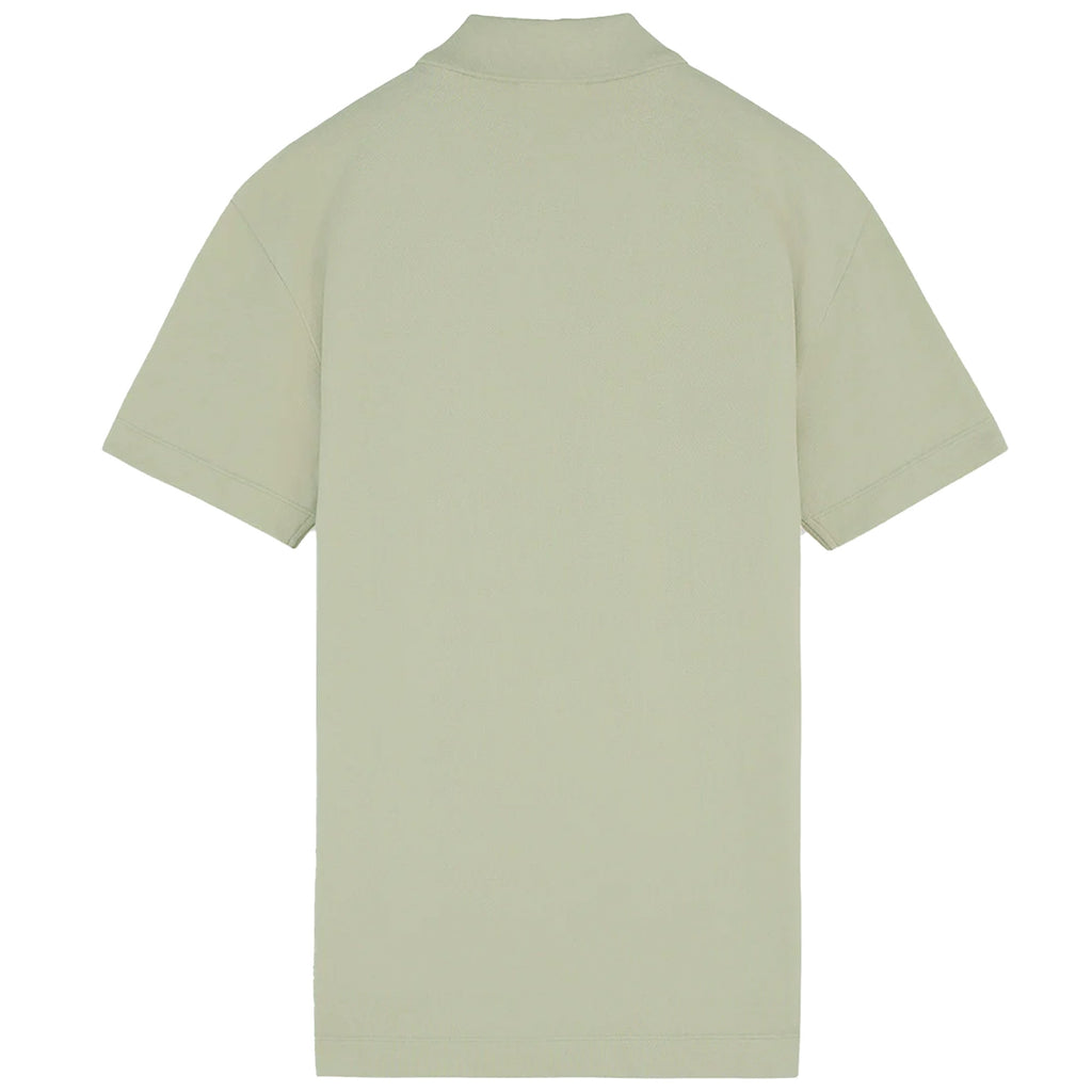 Maison Kitsune Fox Head Patch Polo Shirt - Ash Tree