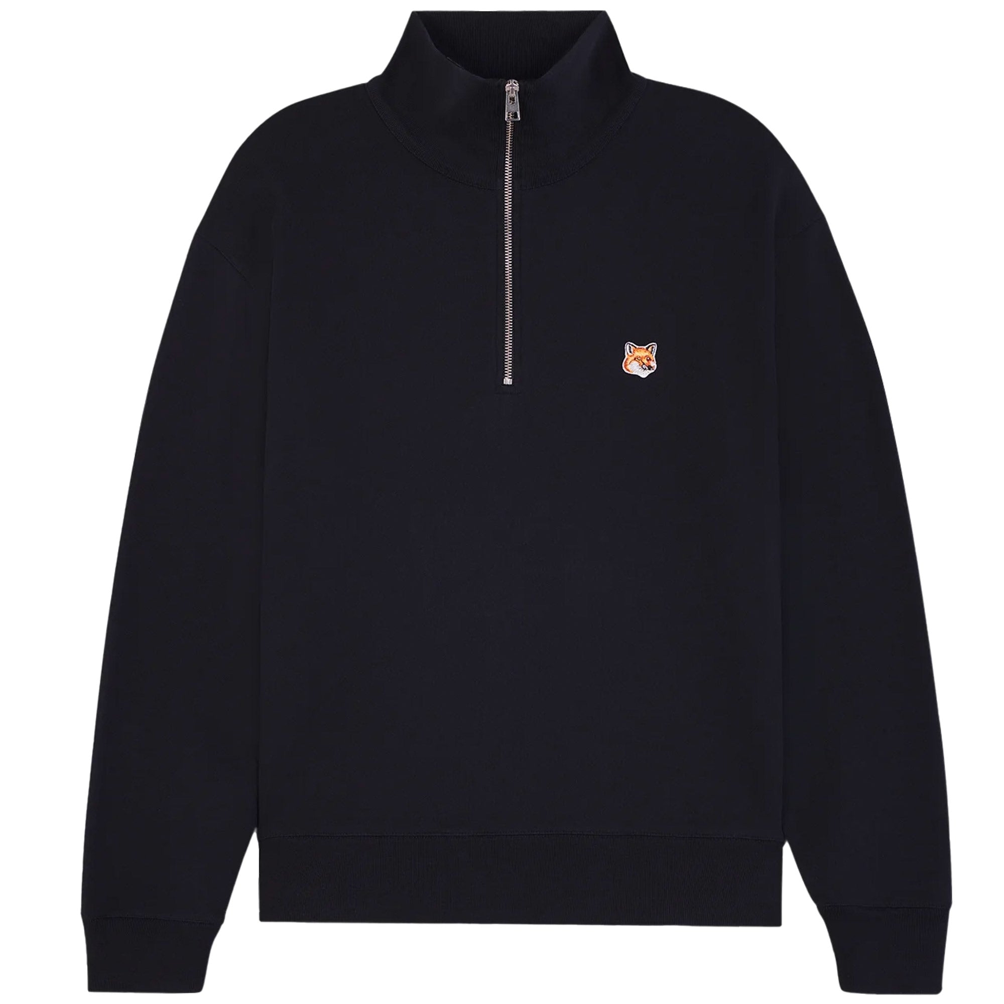 1/2 Zip Sweatshirt - Black