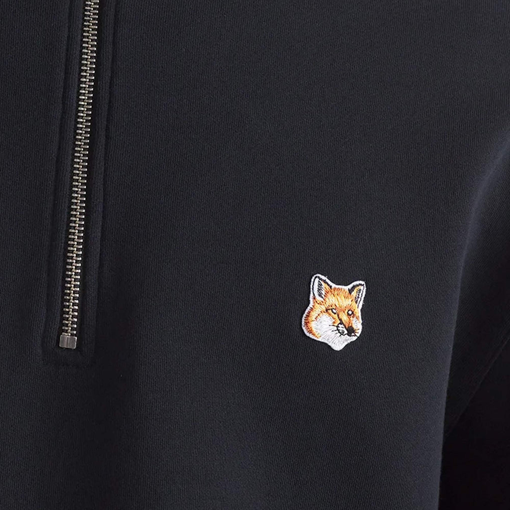 1/2 Zip Sweatshirt - Black