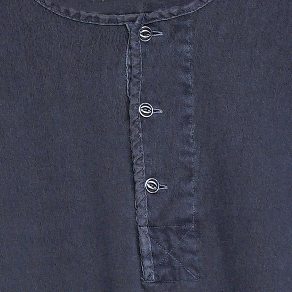 Nigel Cabourn 50s Henley T-Shirt - Blue