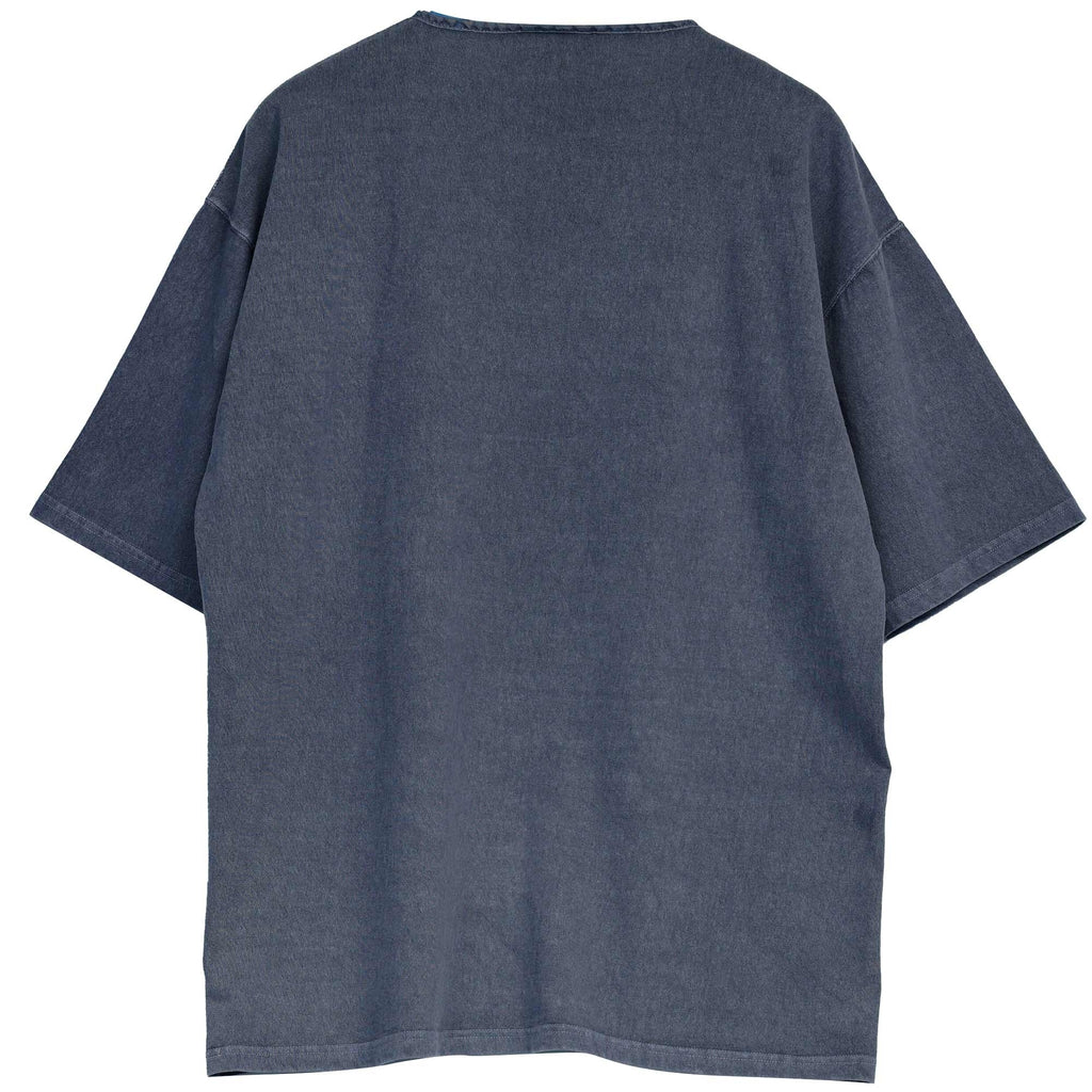 Nigel Cabourn 50s Henley T-Shirt - Blue
