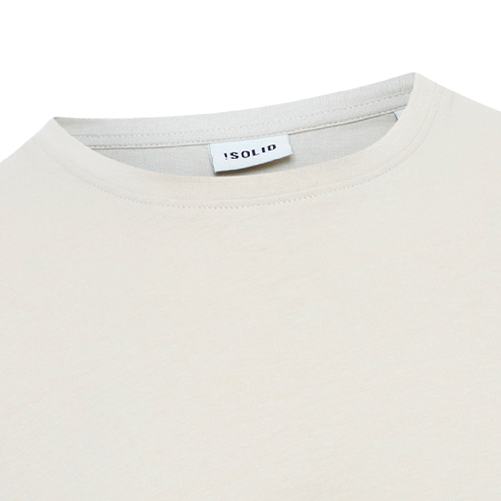 Solid Clothing Rock T-Shirt - Oatmeal