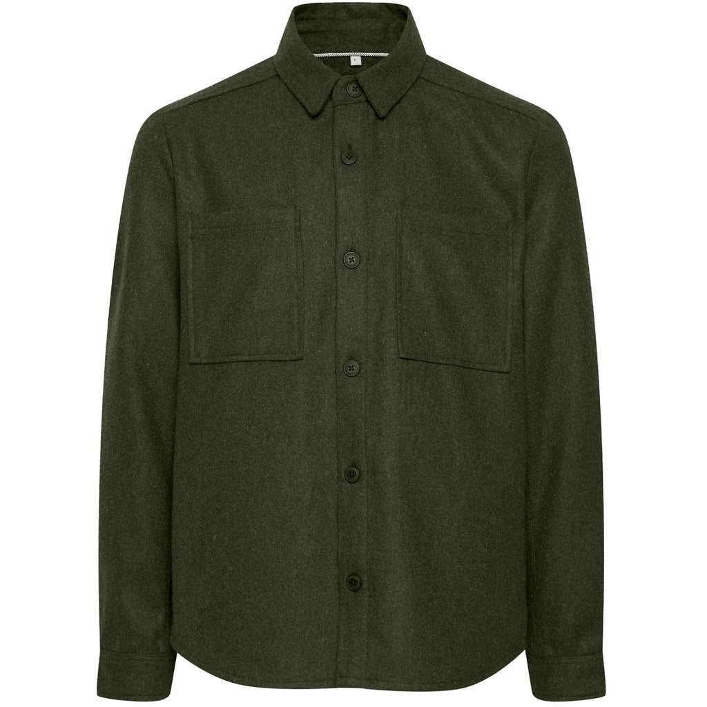 Solid Clothing Tam Overshirt - Thyme