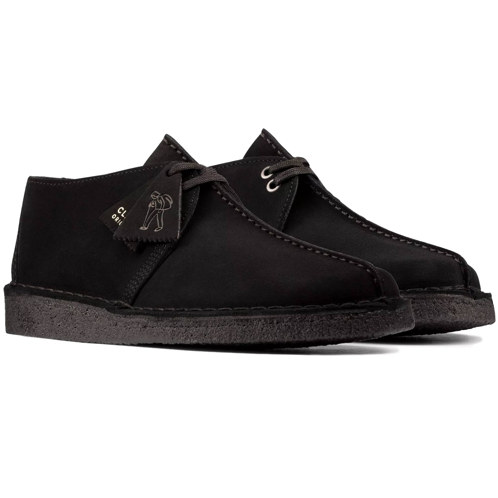 Clarks Originals Desert Trek Suede | Black | 26155486-BLK