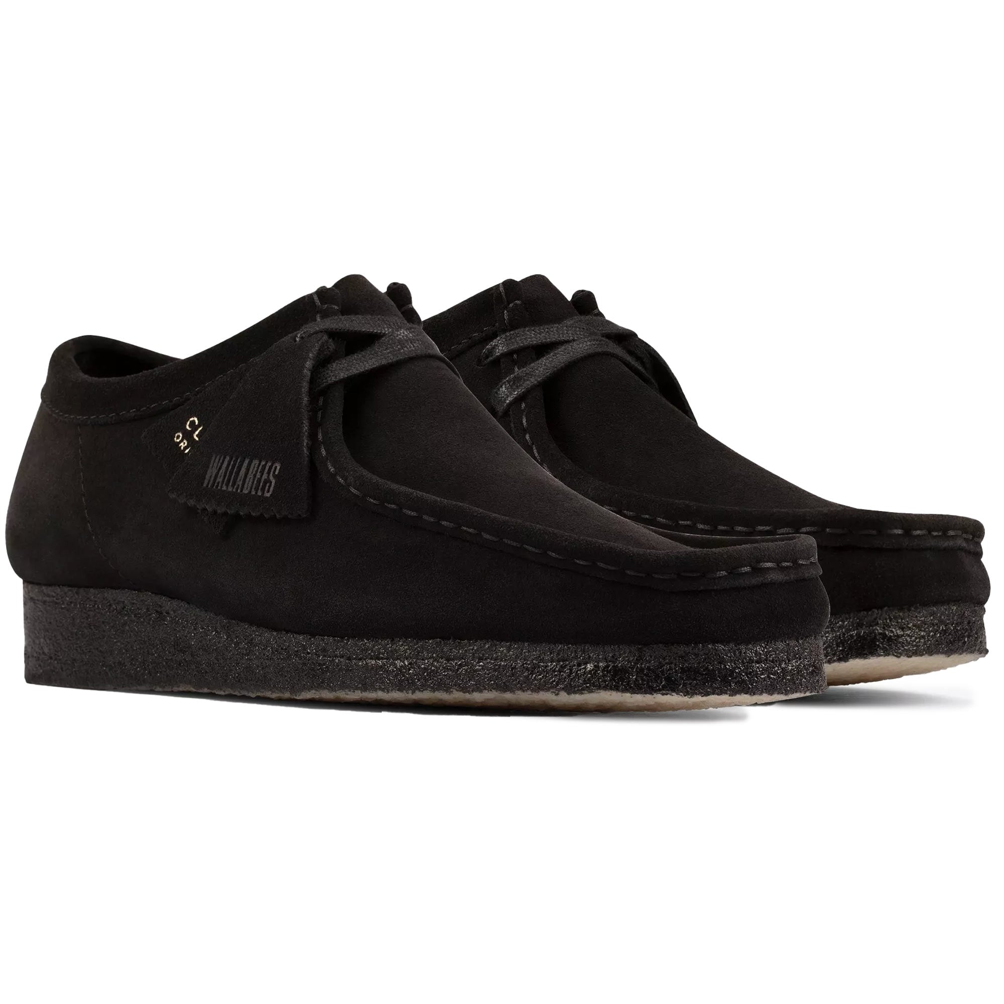 Clarks Originals Wallabee | Black | 261332797| Stuarts London