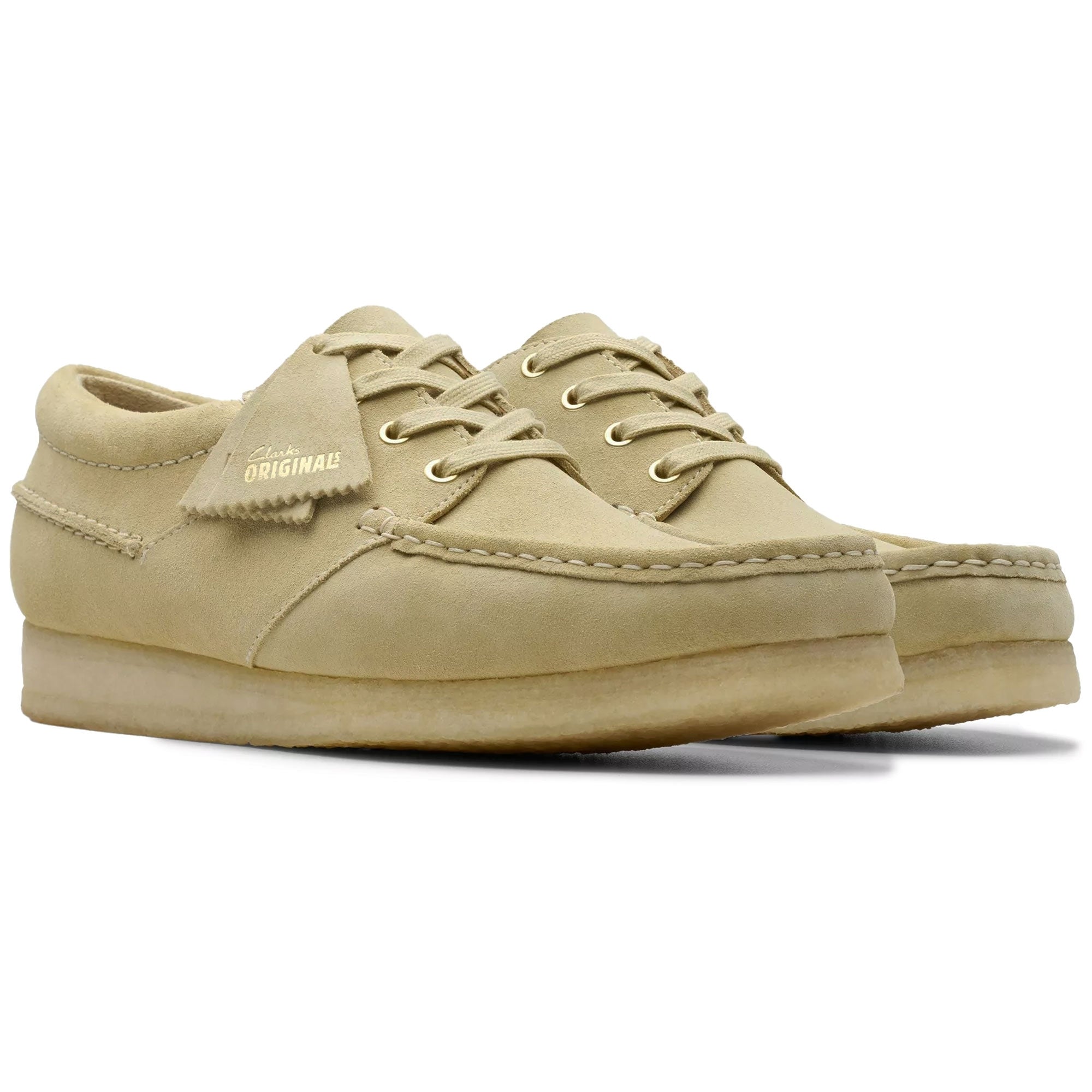 Clarks Originals Wallabee Boat - Maple Suede – Stuarts London