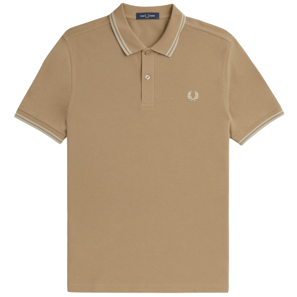 Fred Perry M3600 Twin Tipped Polo Shirt - Warmstone