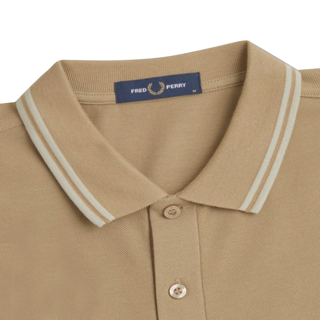 Fred Perry M3600 Twin Tipped Polo Shirt - Warmstone