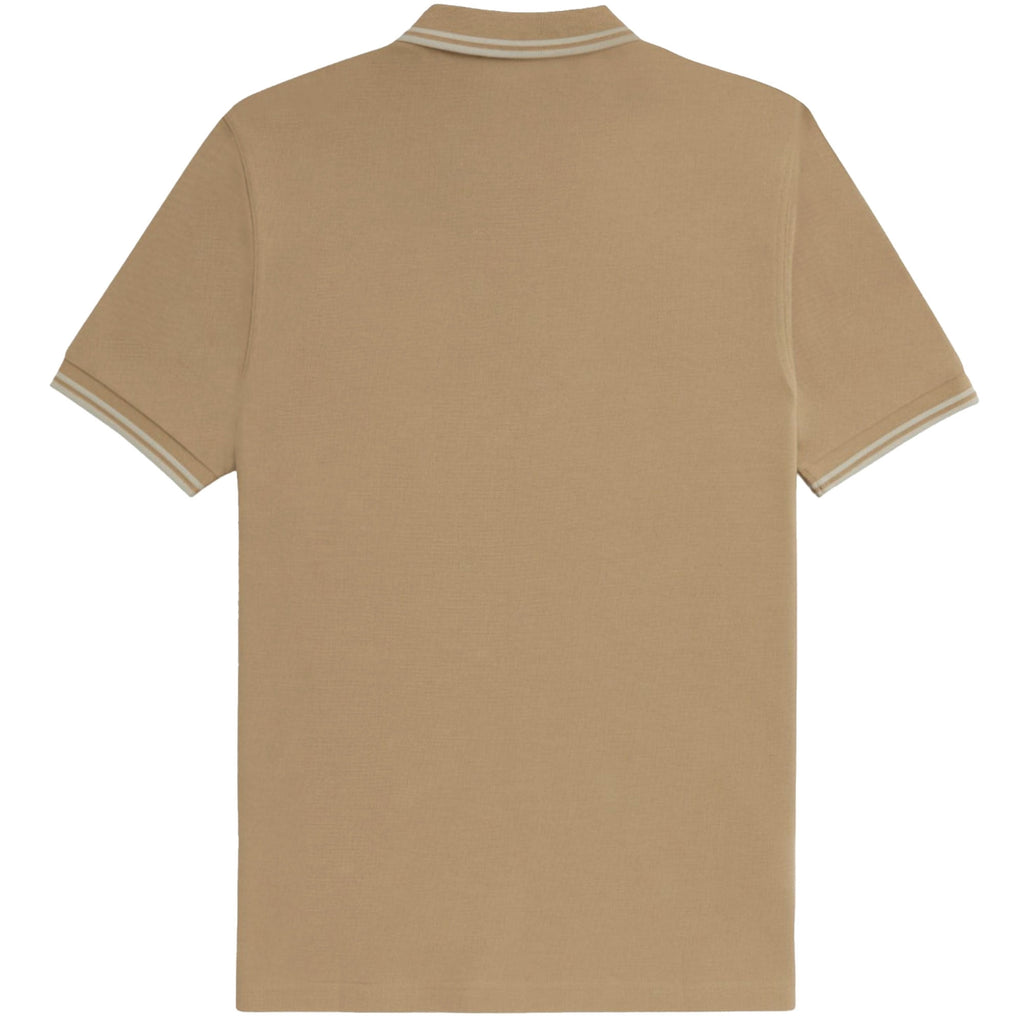 Fred Perry M3600 Twin Tipped Polo Shirt - Warmstone