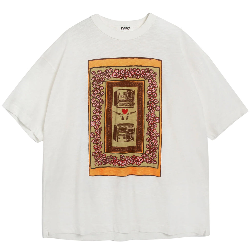 YMC Triple Bandana T-Shirt - White