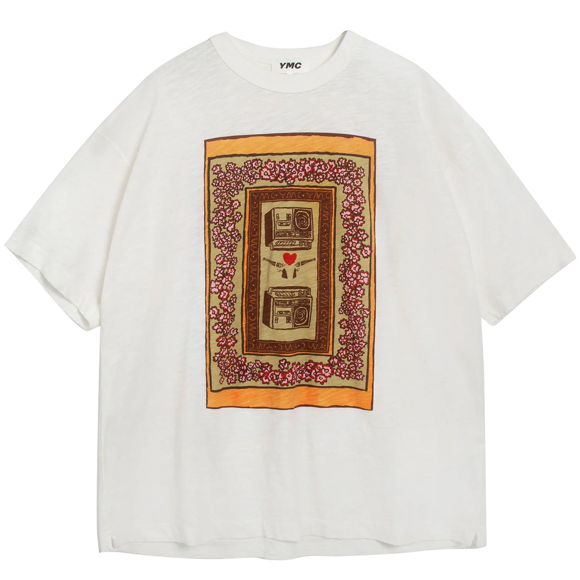 YMC Triple Bandana T-Shirt - White