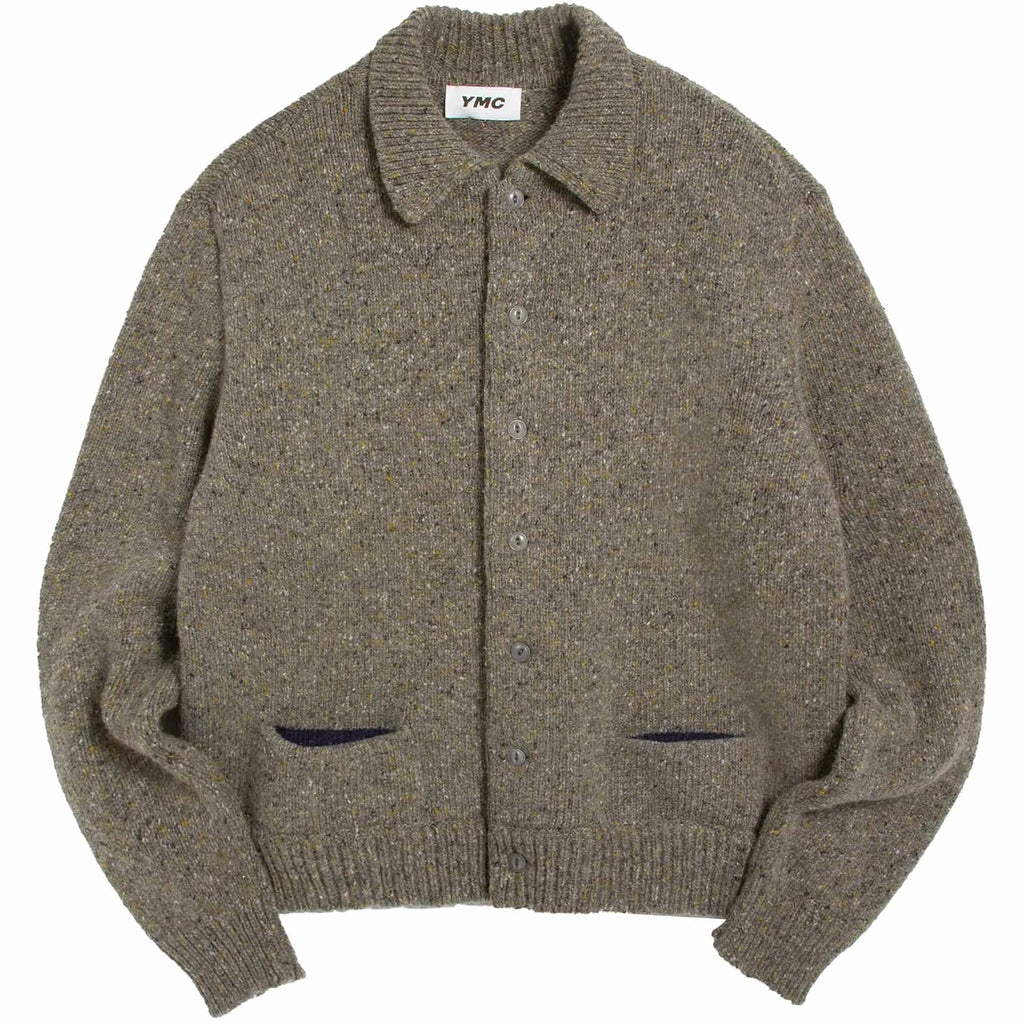 YMC Rat Pack Cardigan - Grey
