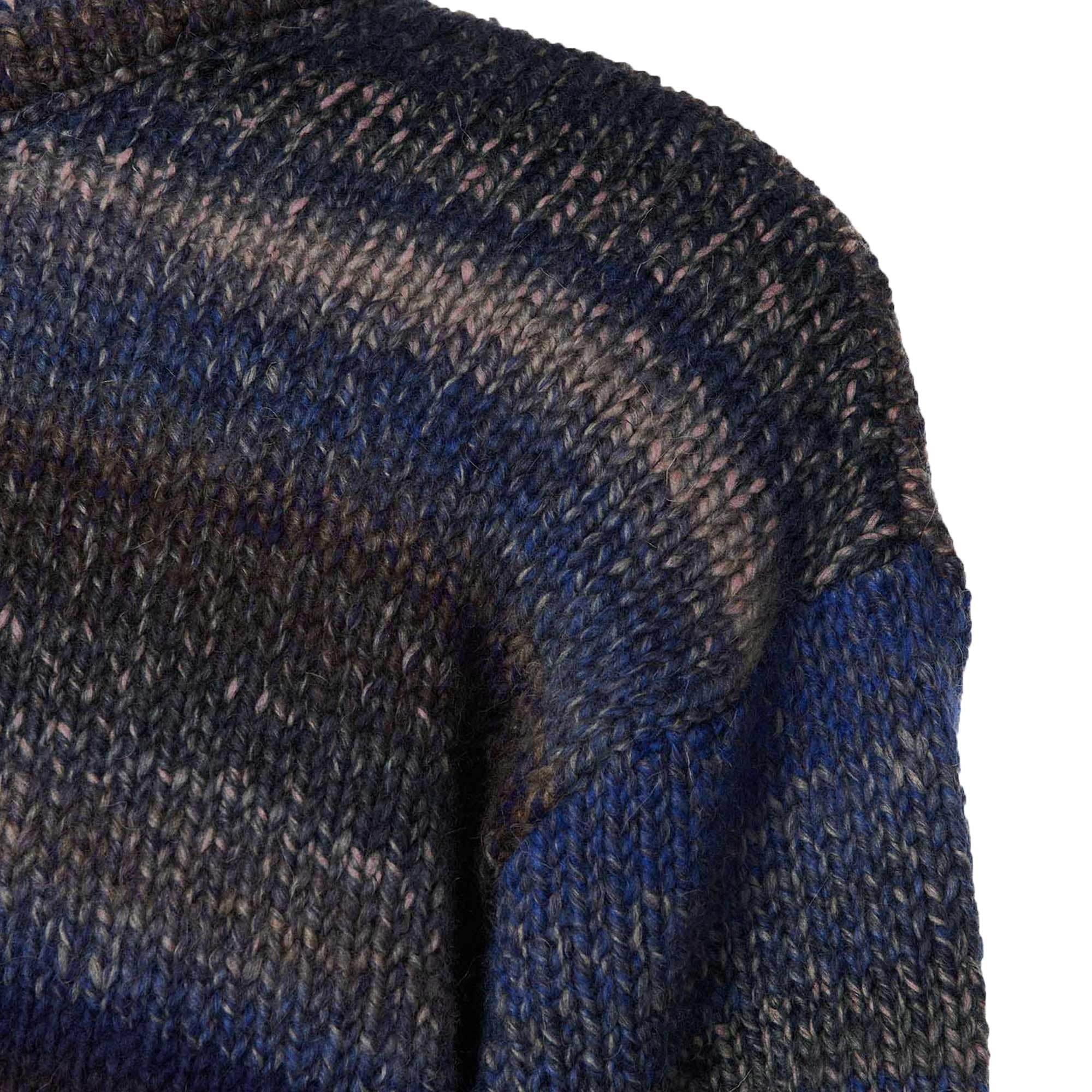 YMC Undertones Knitted Jumper - Blue