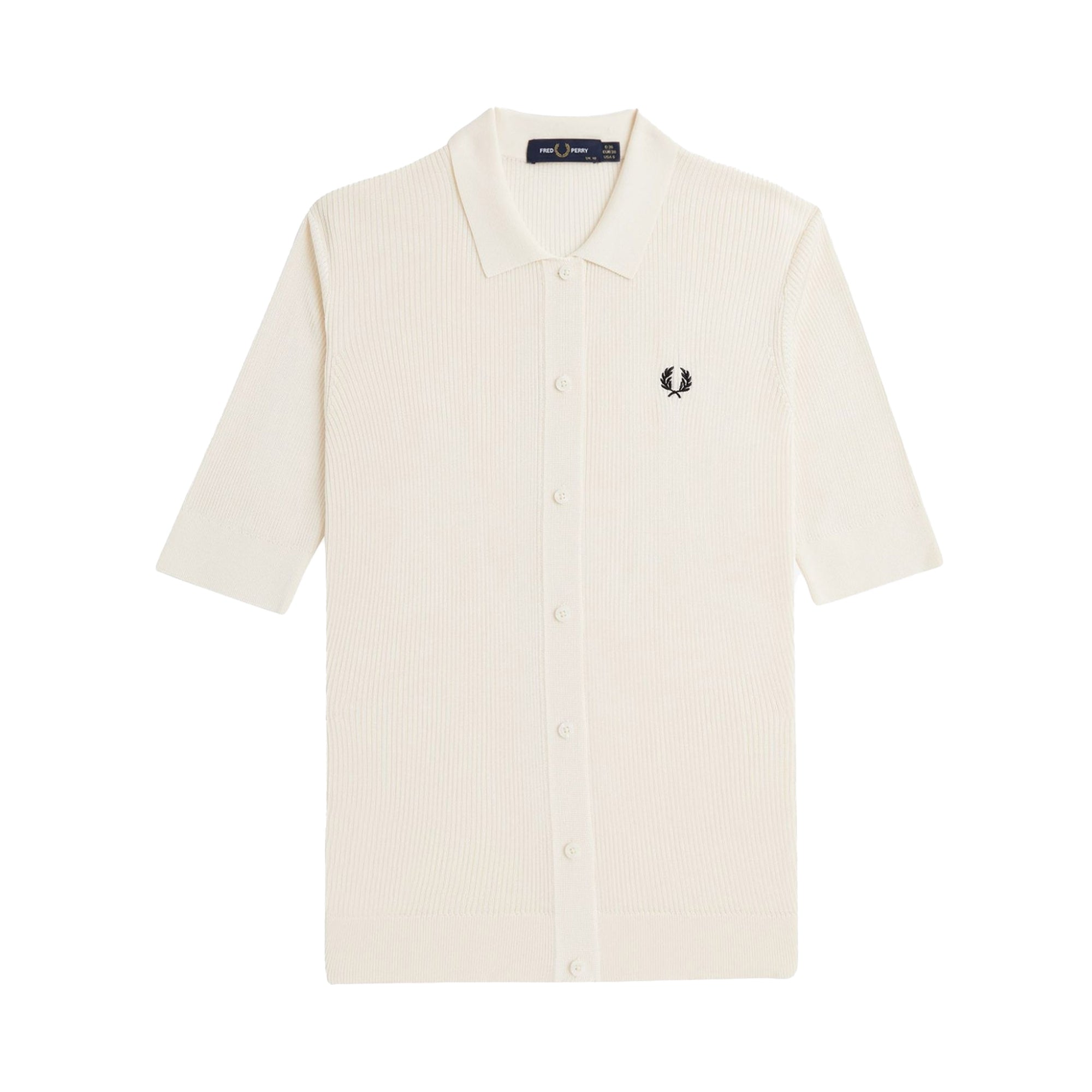 トップス Ray BEAMS FRED PERRY / RIB KNITTED SHIRT Ray BEAMS（レイ ビームス）【別注】FRED PERRY / リブ ニット シャツ