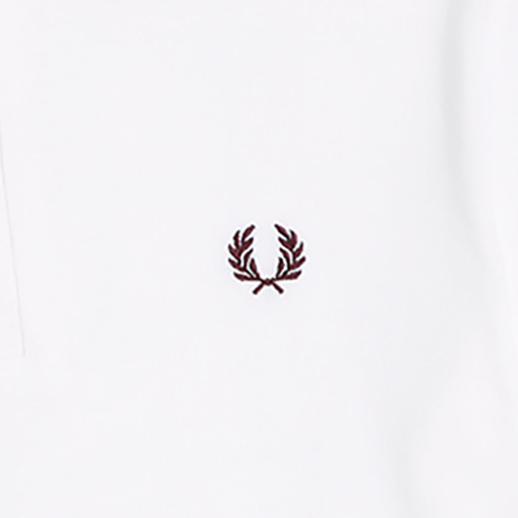 Fred Perry G12 Twin Tipped Polo Shirt - White/Ice