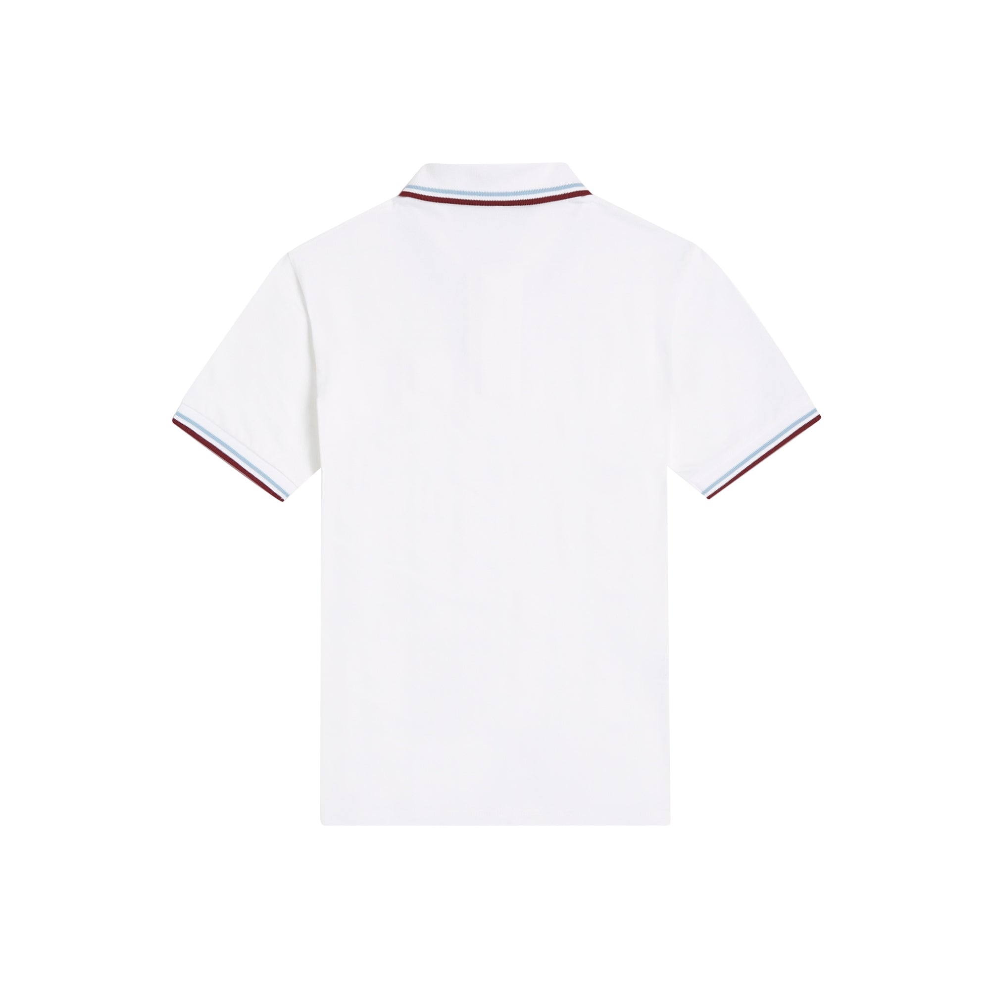 Fred Perry G12 Twin Tipped Polo Shirt - White/Ice