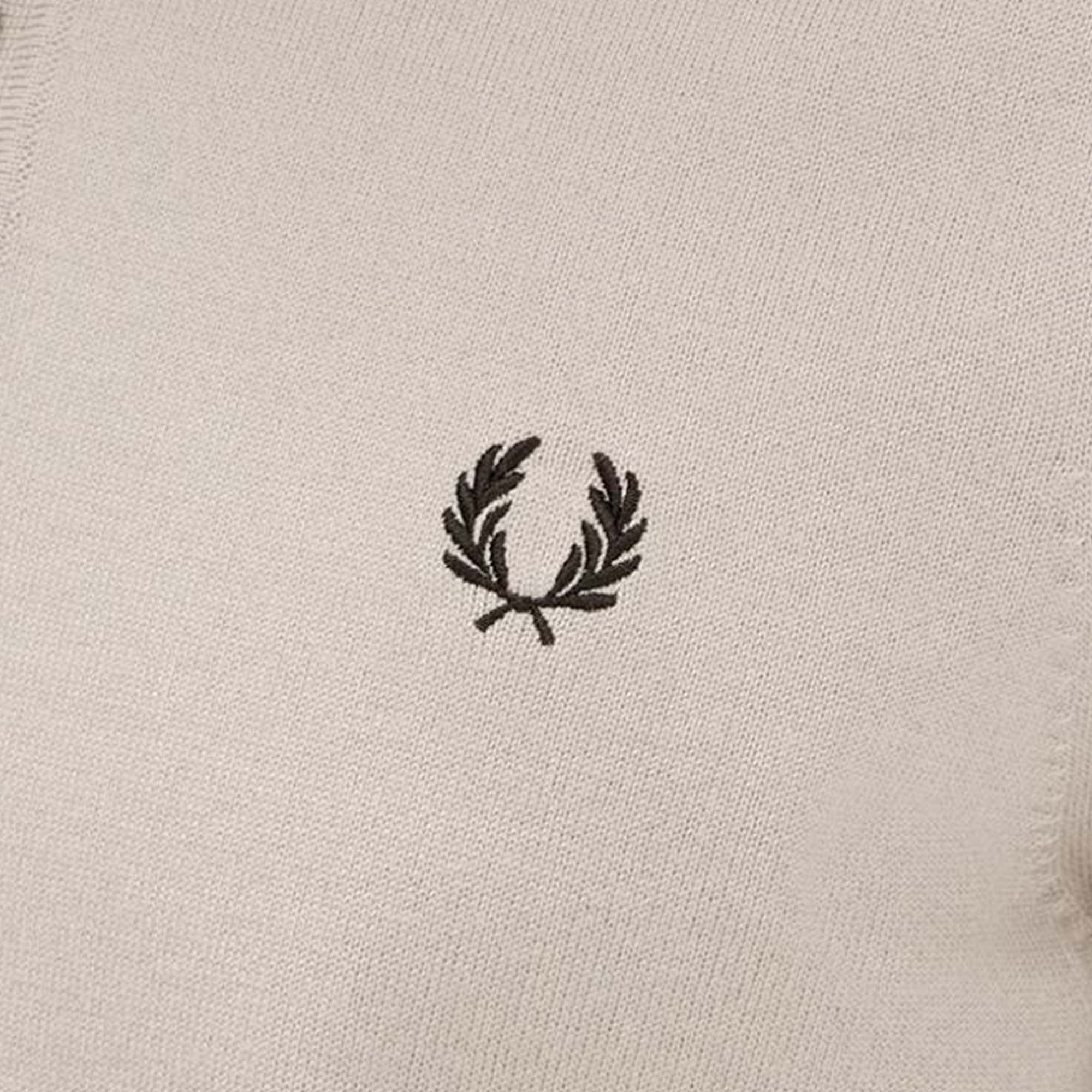 Fred Perry K7623 Classic Knitted Shirt - Porridge