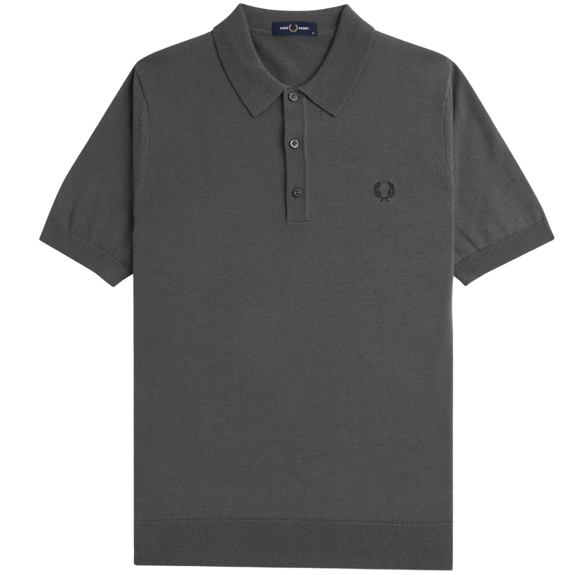 Fred Perry K7623 Classic Knitted Shirt - Grey
