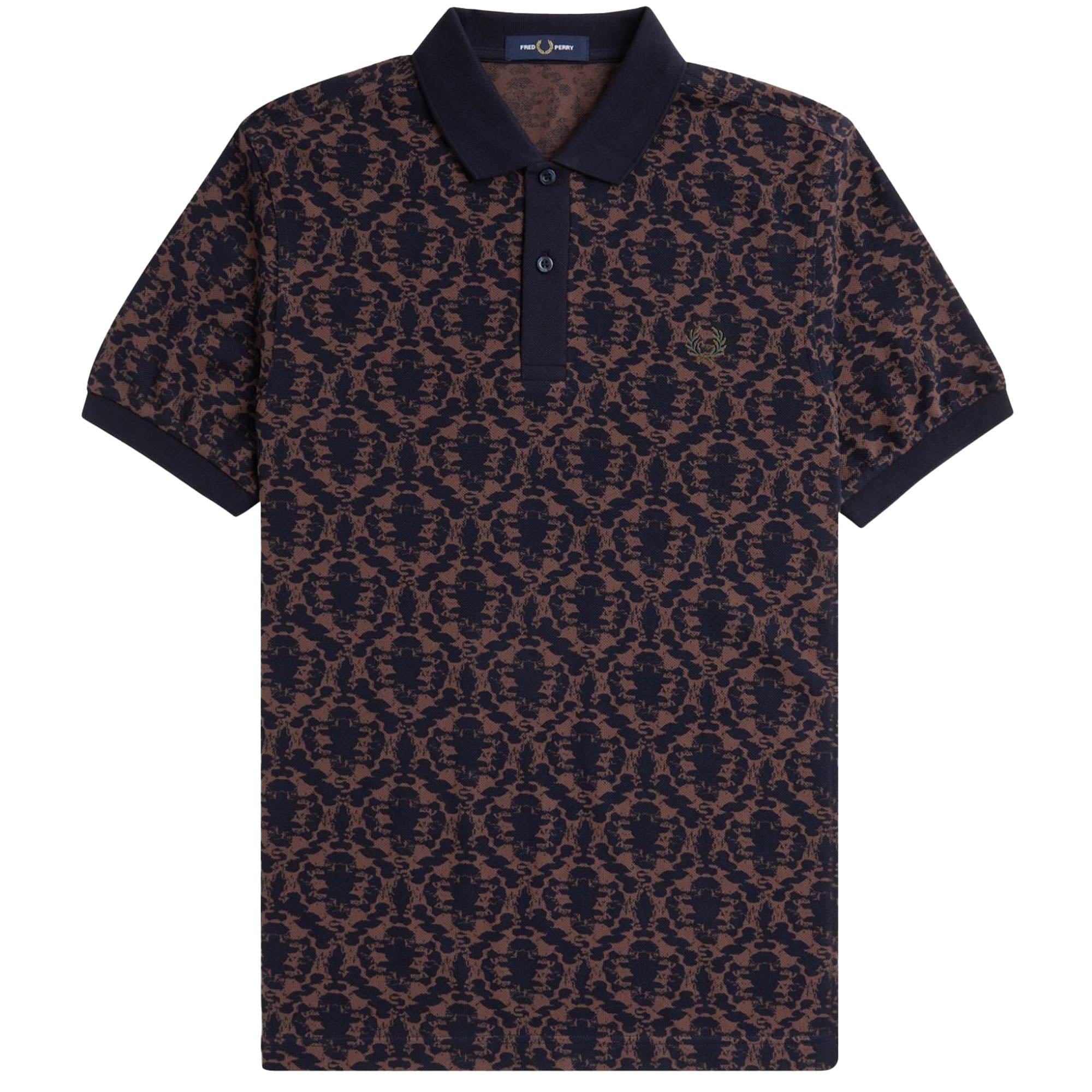 Fred Perry Ink Blot Print Shirt - Carrington Brick