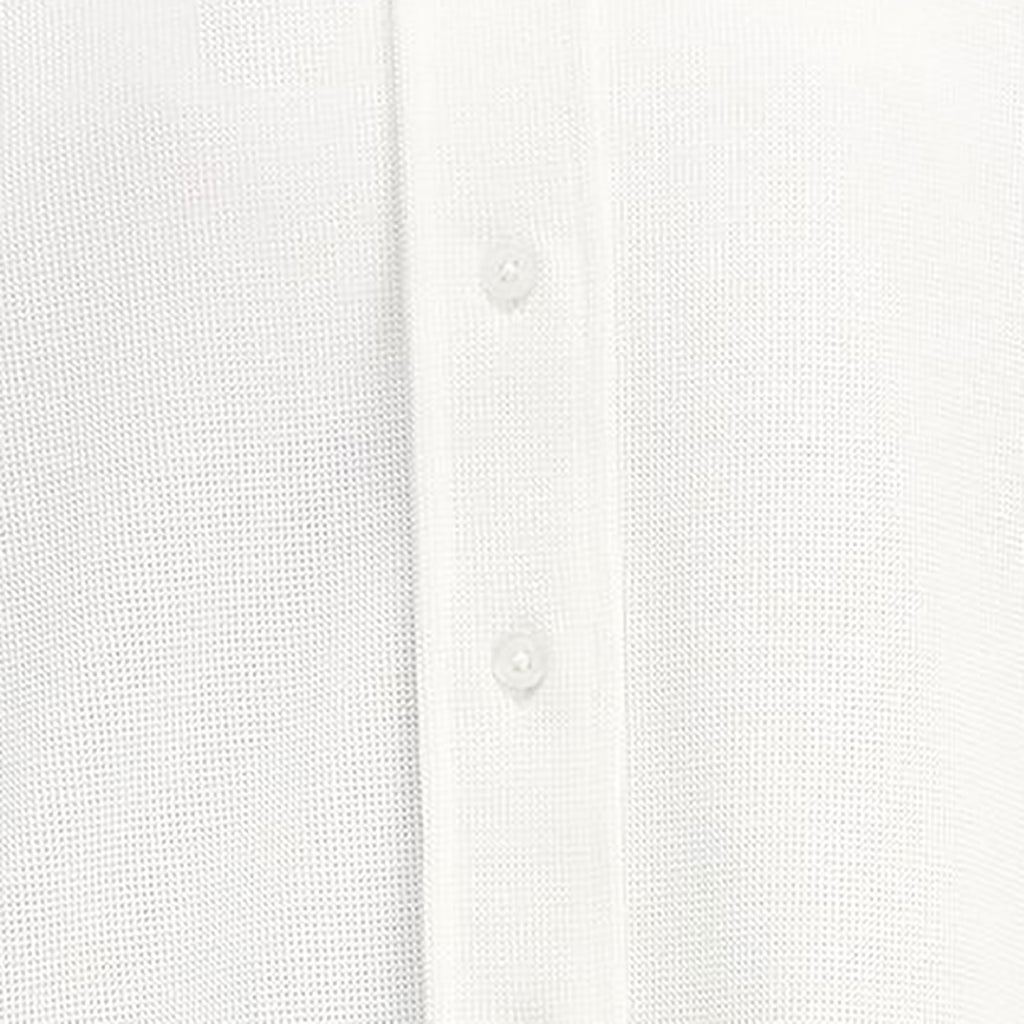 Fred Perry Waffle Jersey Shirt Dress - Snow White