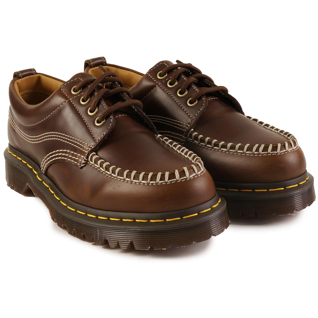 Dr. Martens Lowell 4-Eye Moc Toe Shoe - Butterscotch Leather