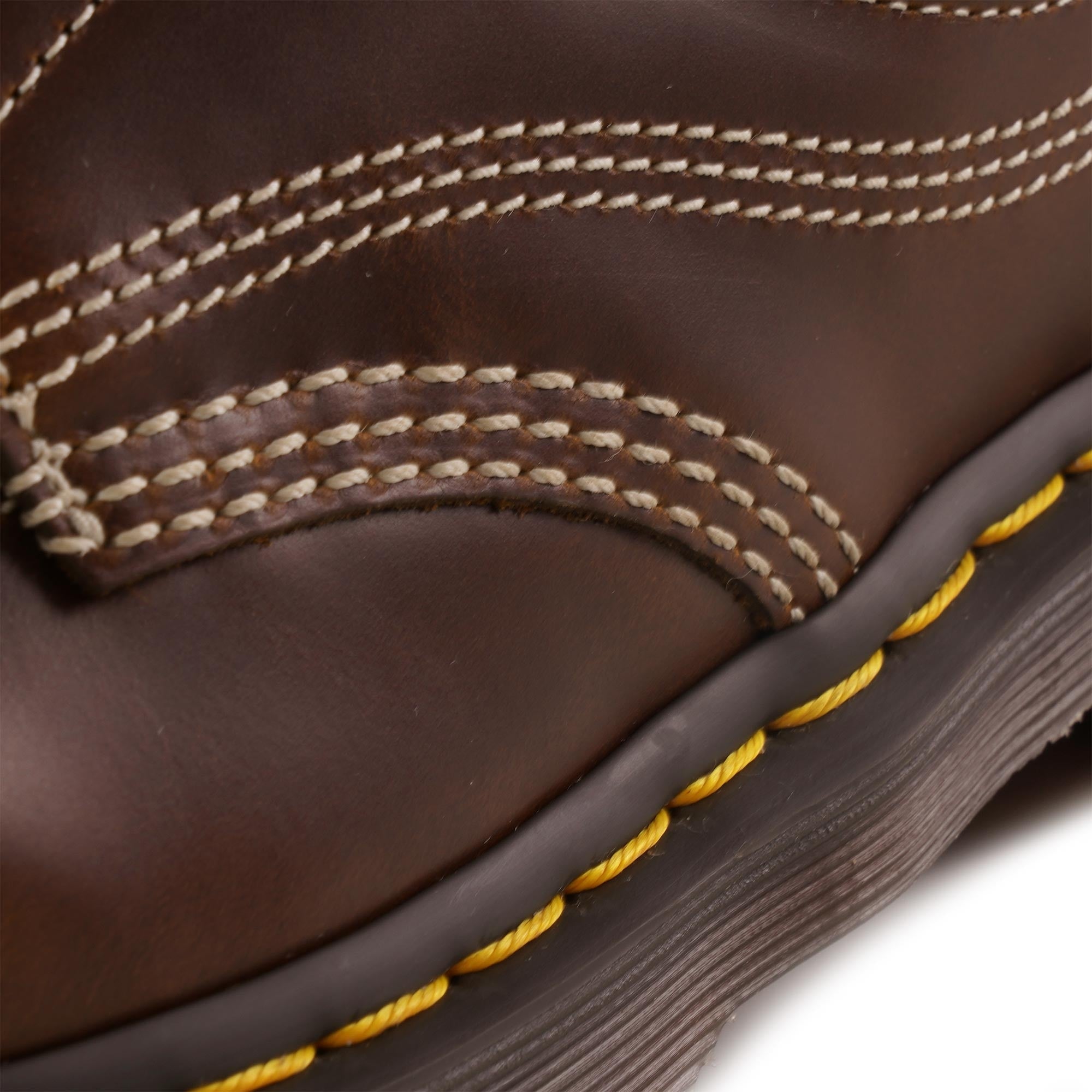 Dr. Martens Lowell 4-Eye Moc Toe Shoe - Butterscotch Leather