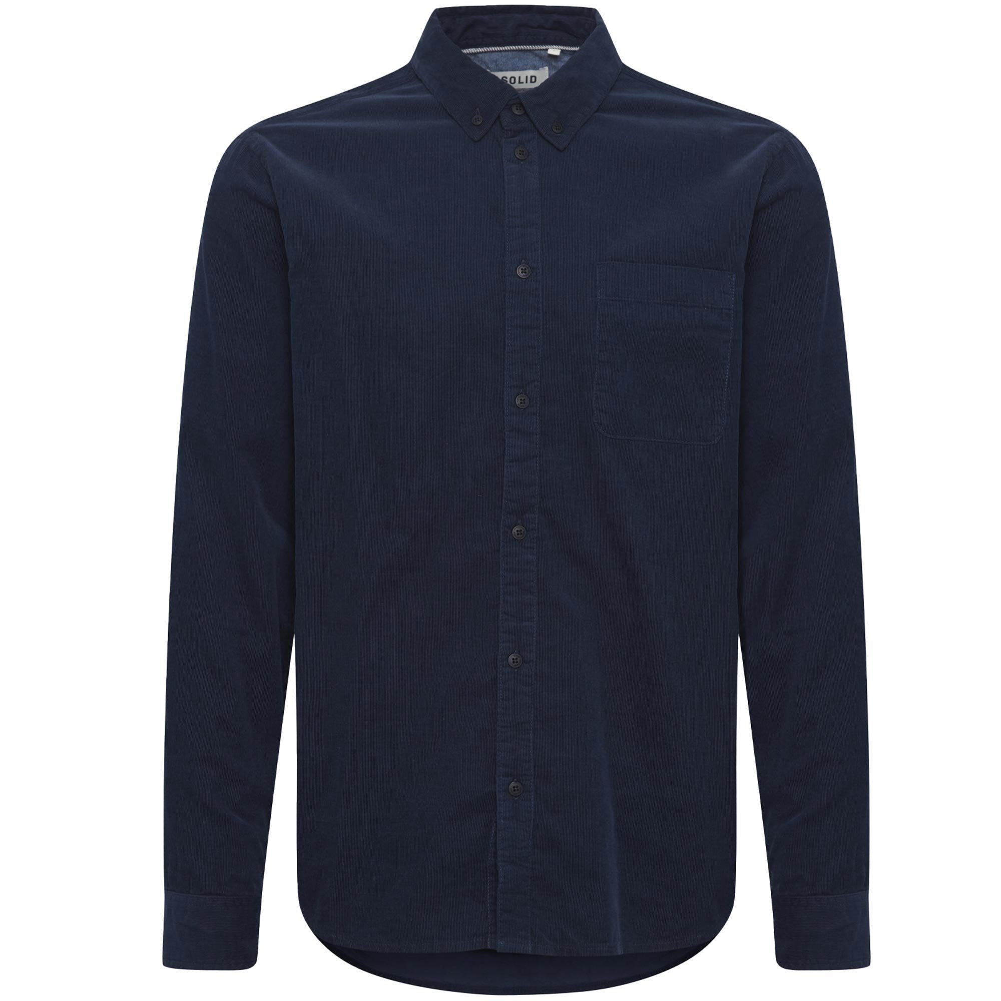 Solid Clothing Juan Corduroy Shirt - Insignia Blue
