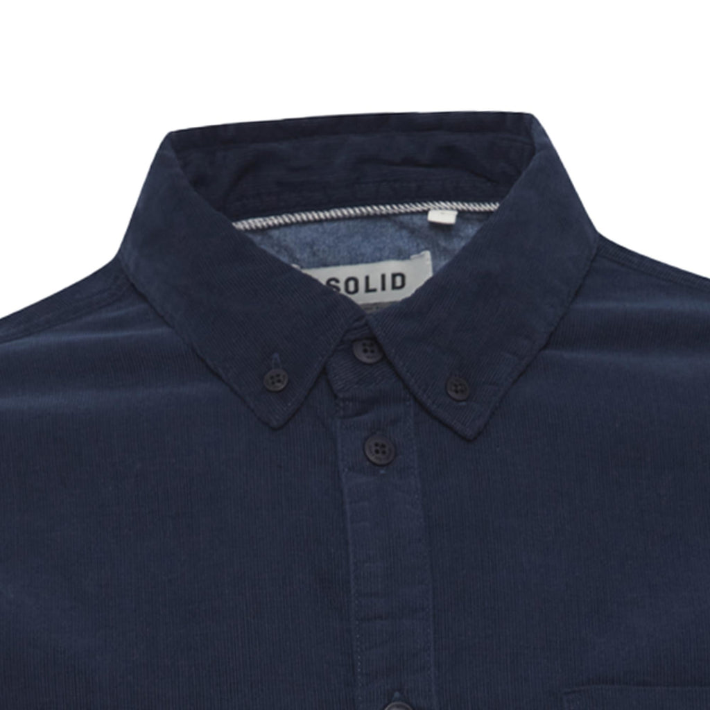 Solid Clothing Juan Corduroy Shirt - Insignia Blue