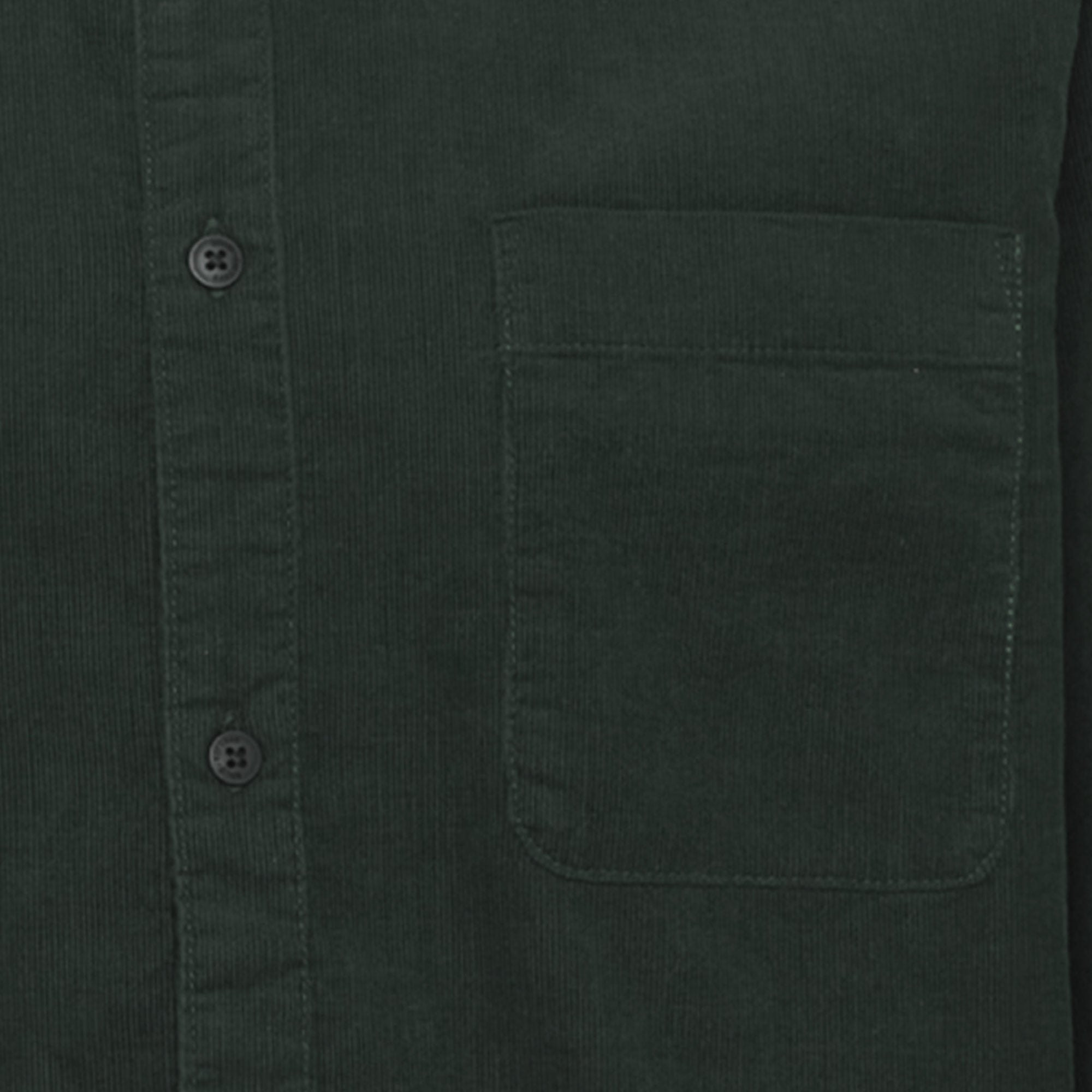 Juan Corduroy Shirt - Deep Forest Green