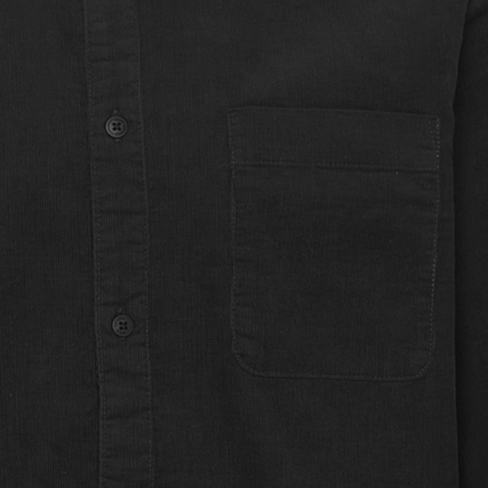 Solid Clothing Juan Corduroy Shirt - Black