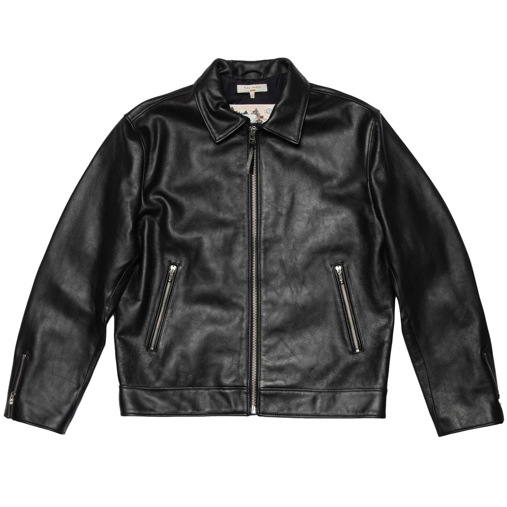 Eddy Rider Leather Jacket - Black